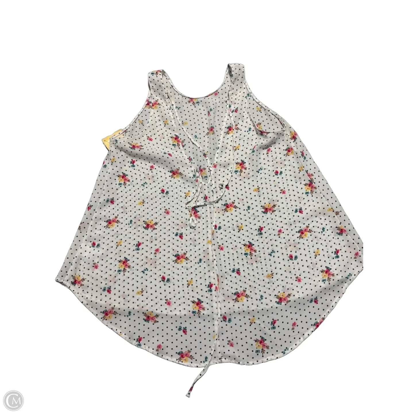 Tank Top By Lush In Polkadot Pattern, Size: M