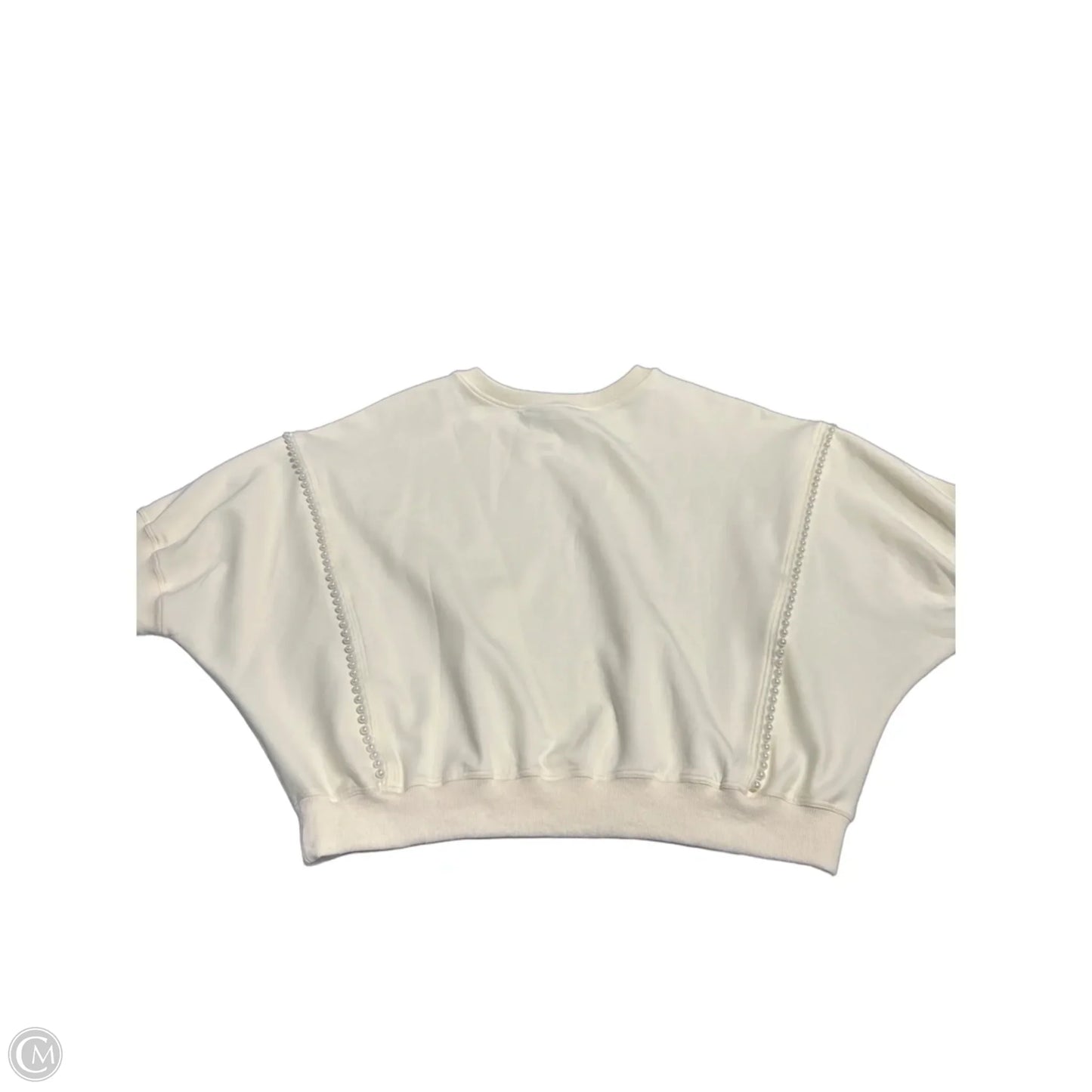 Top Short Sleeve By Cme In Cream, Size: S