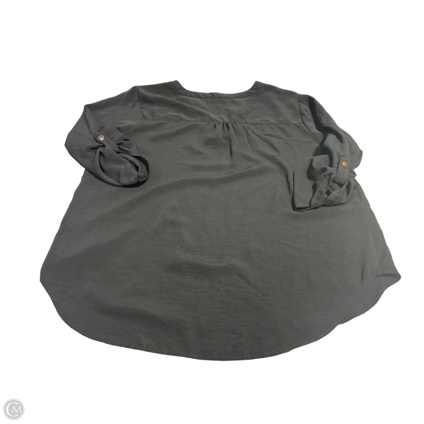 Top Short Sleeve By Maurices In Black, Size: Xxl