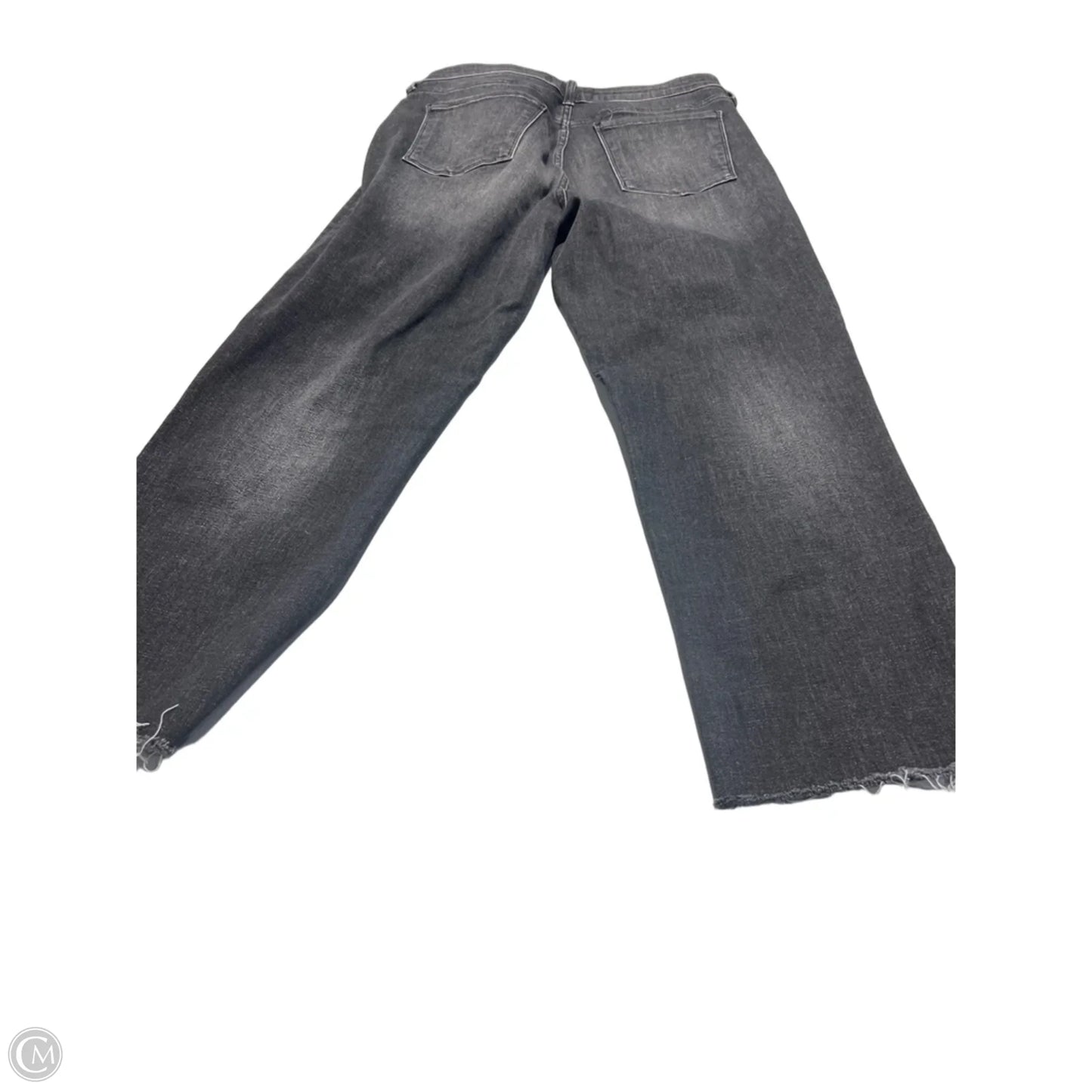 Jeans Straight By Evereve In Black Denim, Size: 14