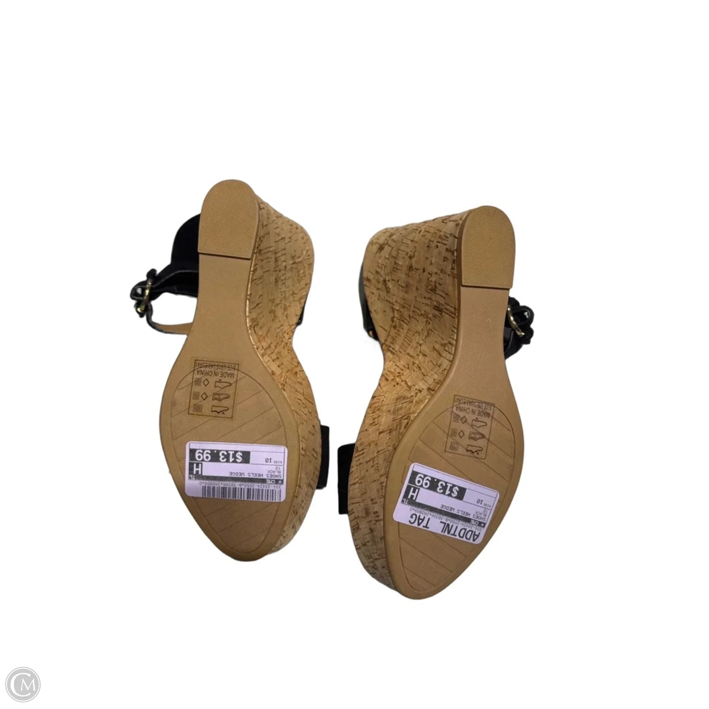 Shoes Heels Wedge By Cme In Black, Size: 10