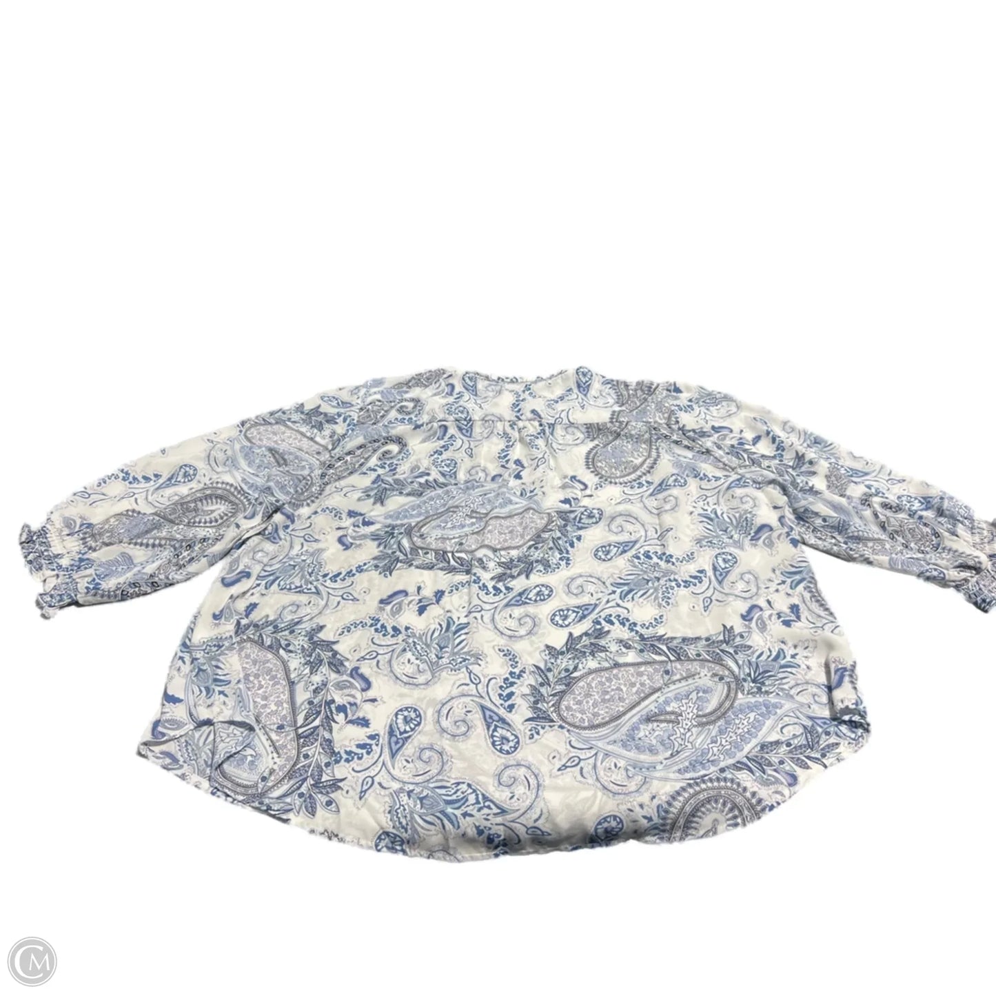 Top Long Sleeve By Cynthia Rowley In Paisley Print, Size: 3x