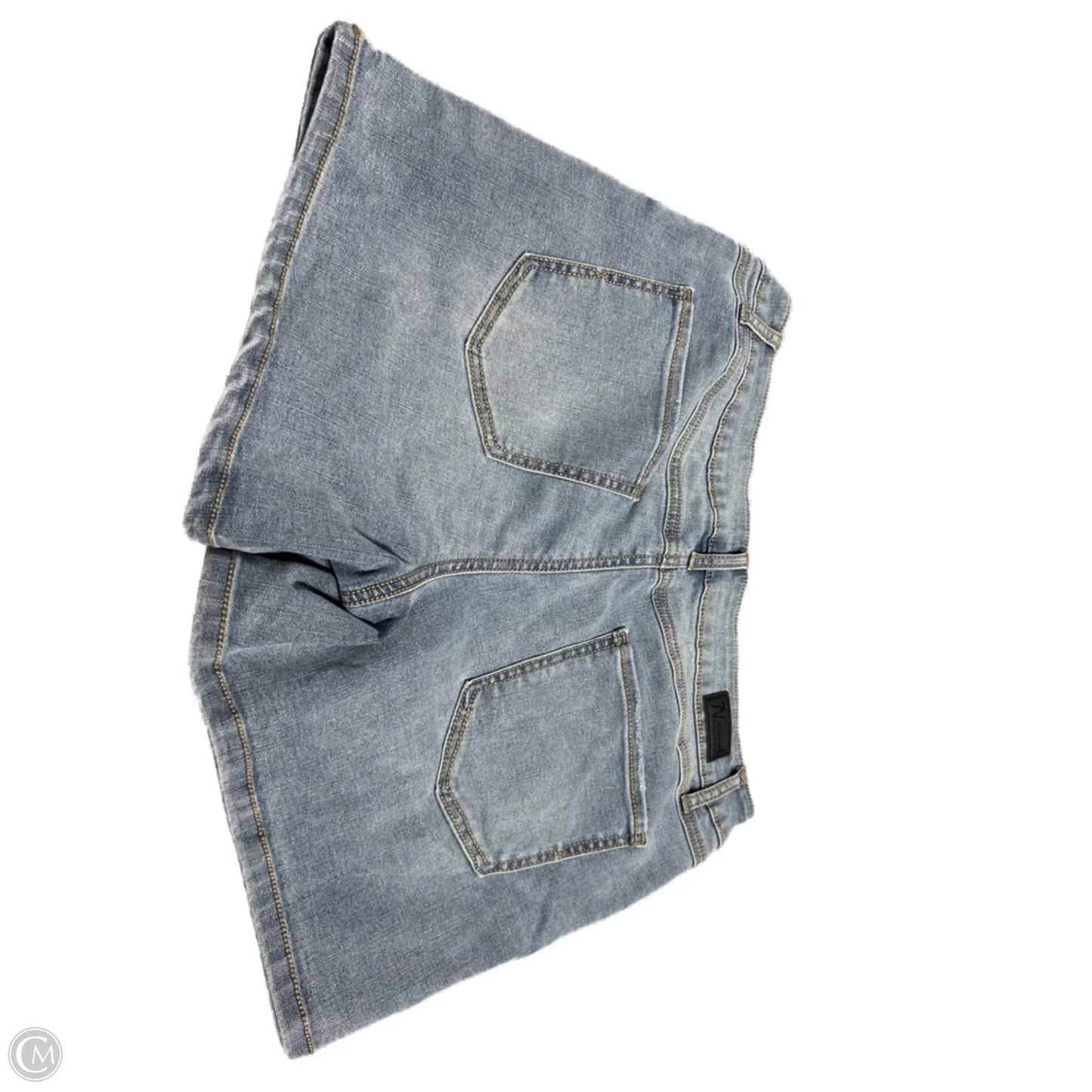 Shorts By Natural Reflections In Blue Denim, Size: 12