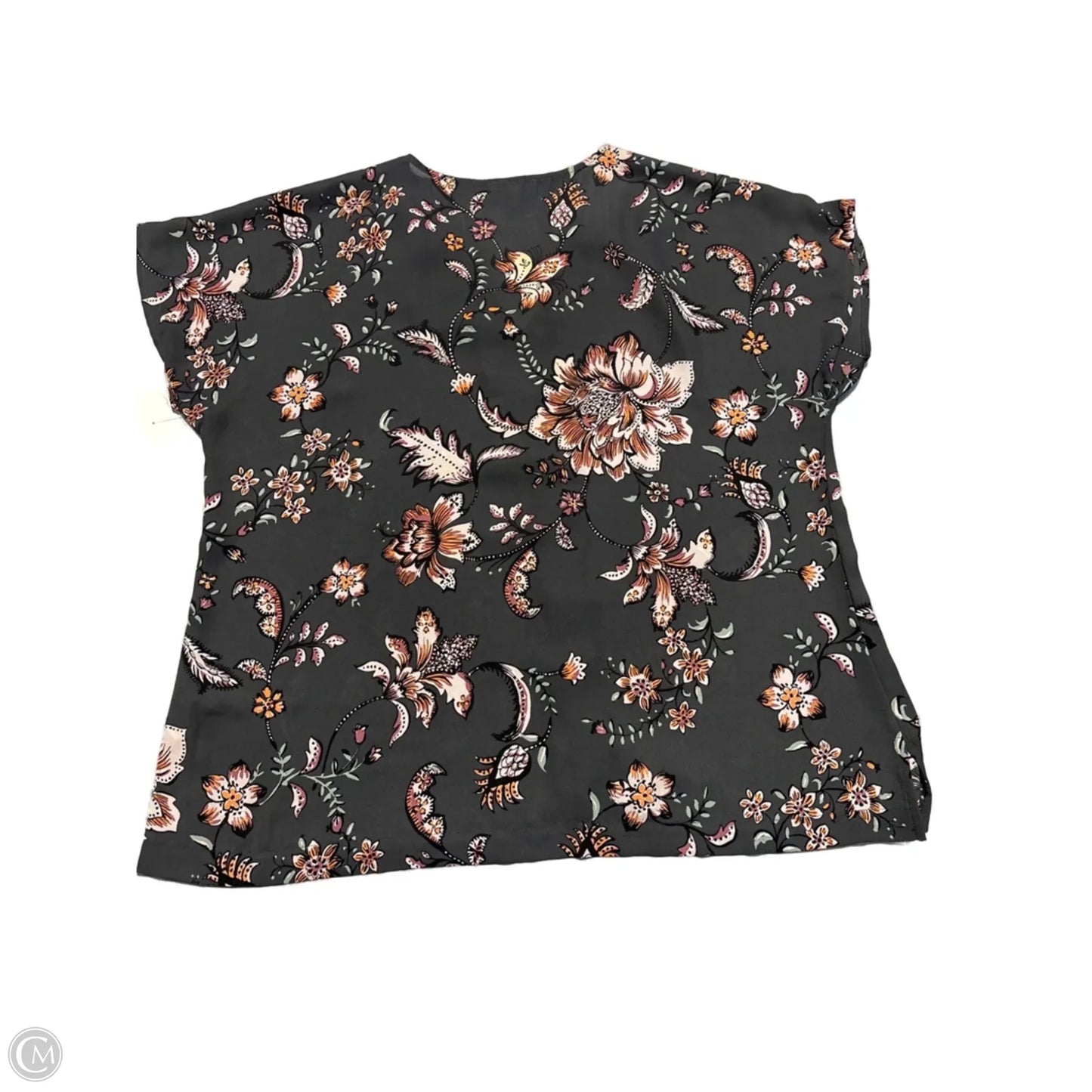 Top Short Sleeve By Maurices In Floral Print, Size: Xl
