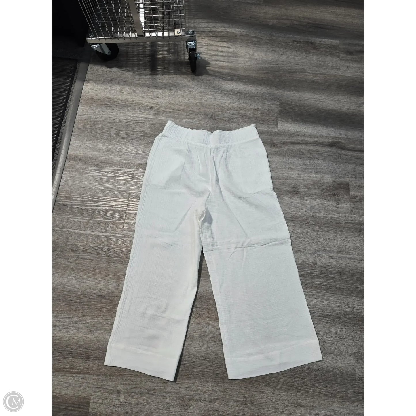 Pants Linen By Three Dots In White, Size: Xl