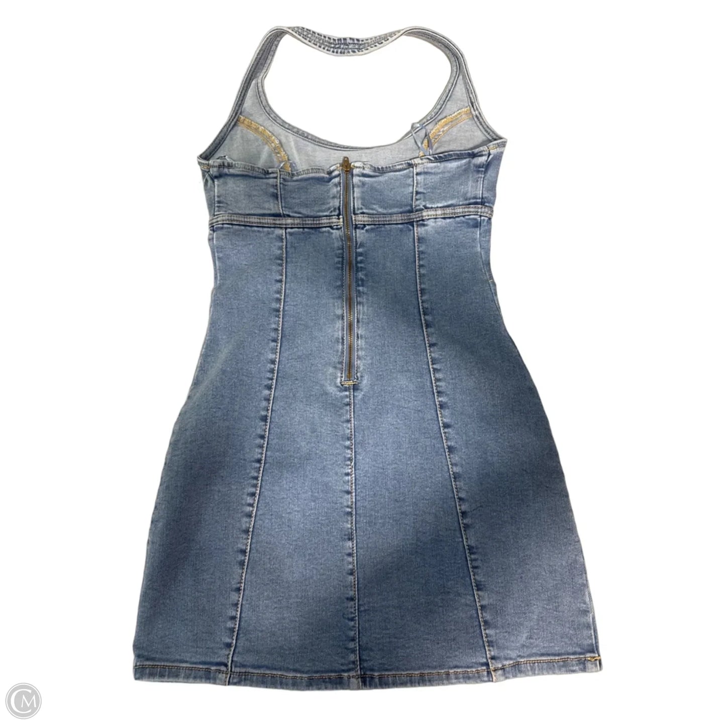 Dress Casual Short By Garage In Blue Denim, Size: Xs