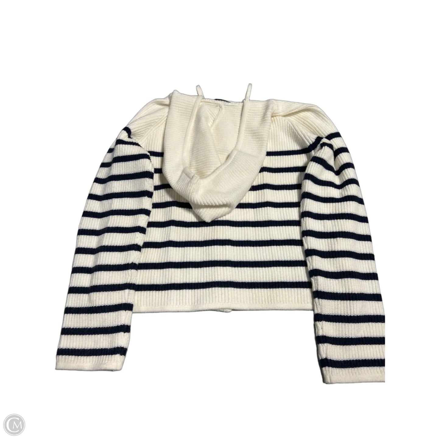 Cardigan By Evereve In Blue & Cream, Size: Xs