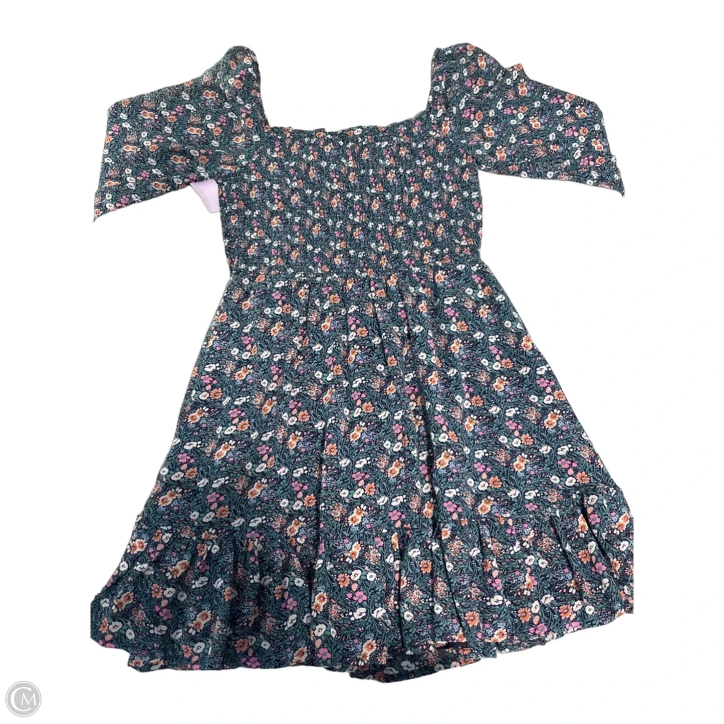 Dress Casual Short By As U Wish In Floral Print, Size: M