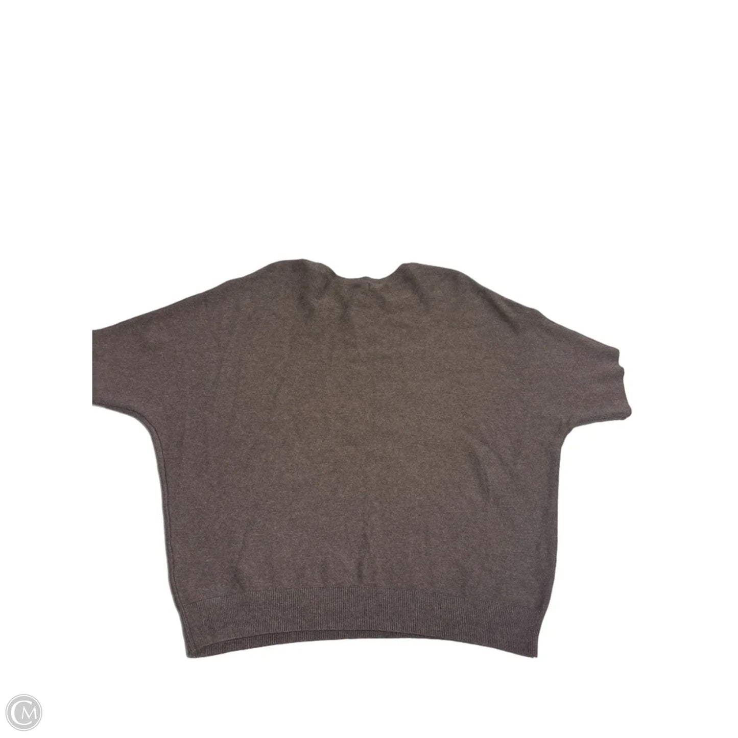 Sweater Short Sleeve By Quince In Brown, Size: L