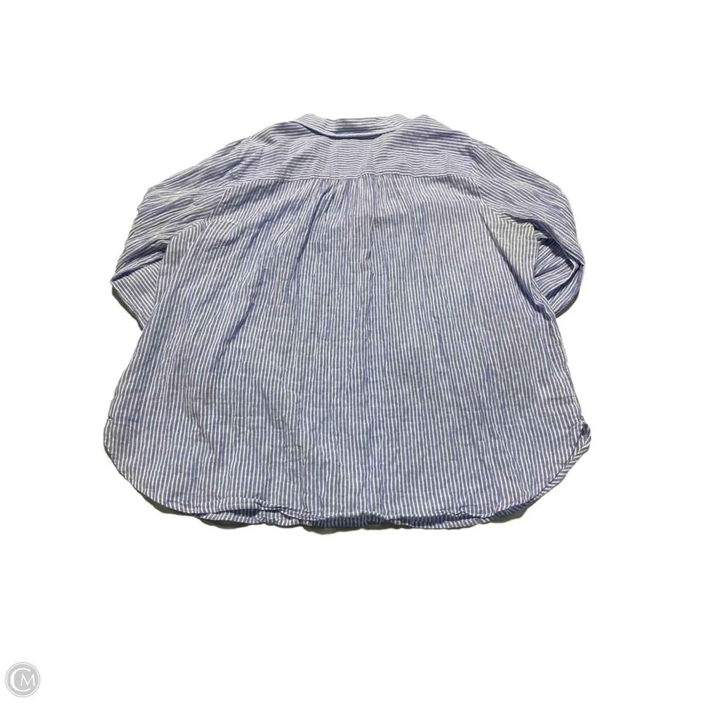 Top Long Sleeve By Loft In Striped Pattern, Size: Xxl