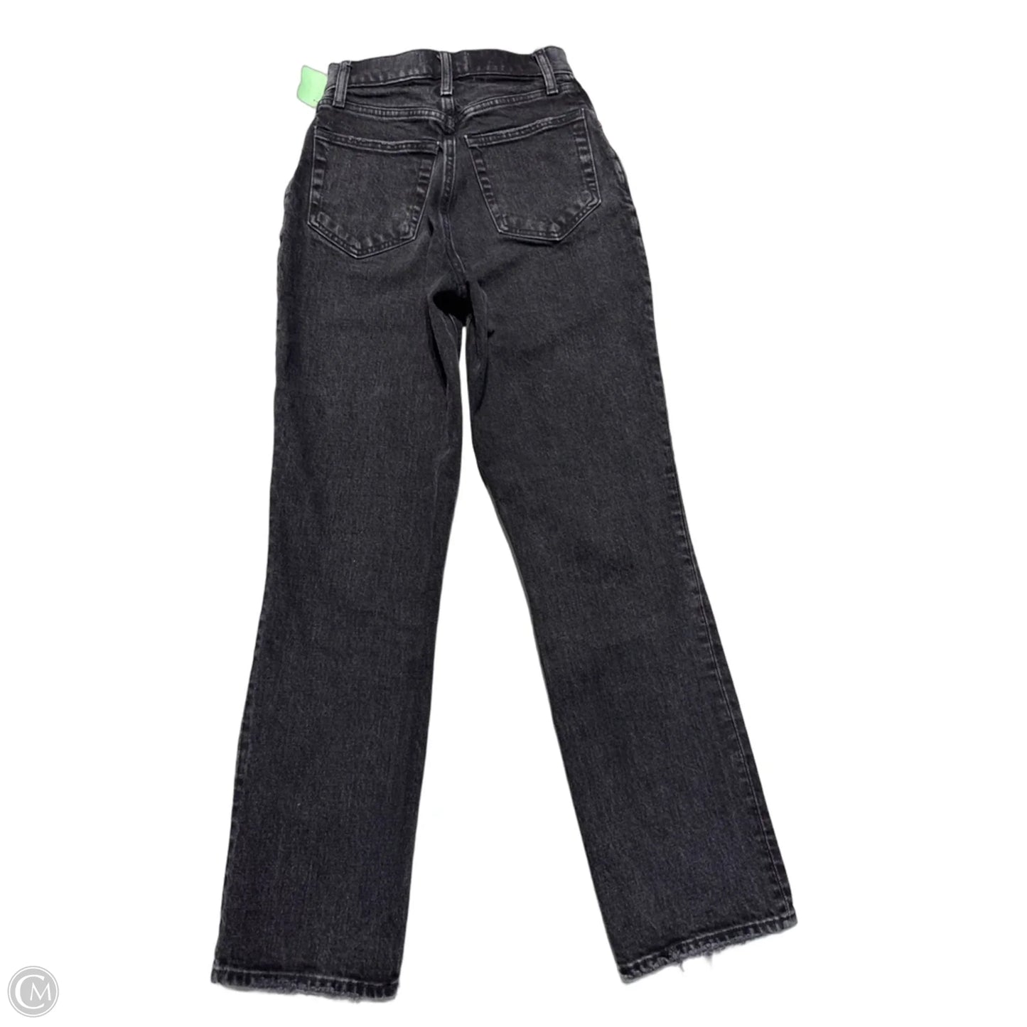 Jeans Straight By Abercrombie And Fitch In Black, Size: 0