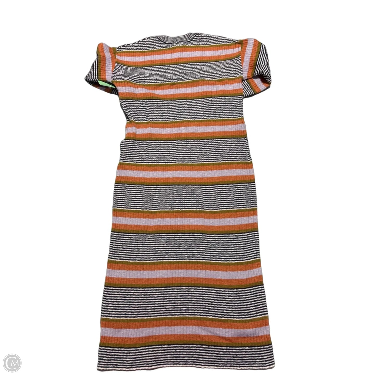 Dress Casual Midi By Madewell In Striped Pattern, Size: Xs