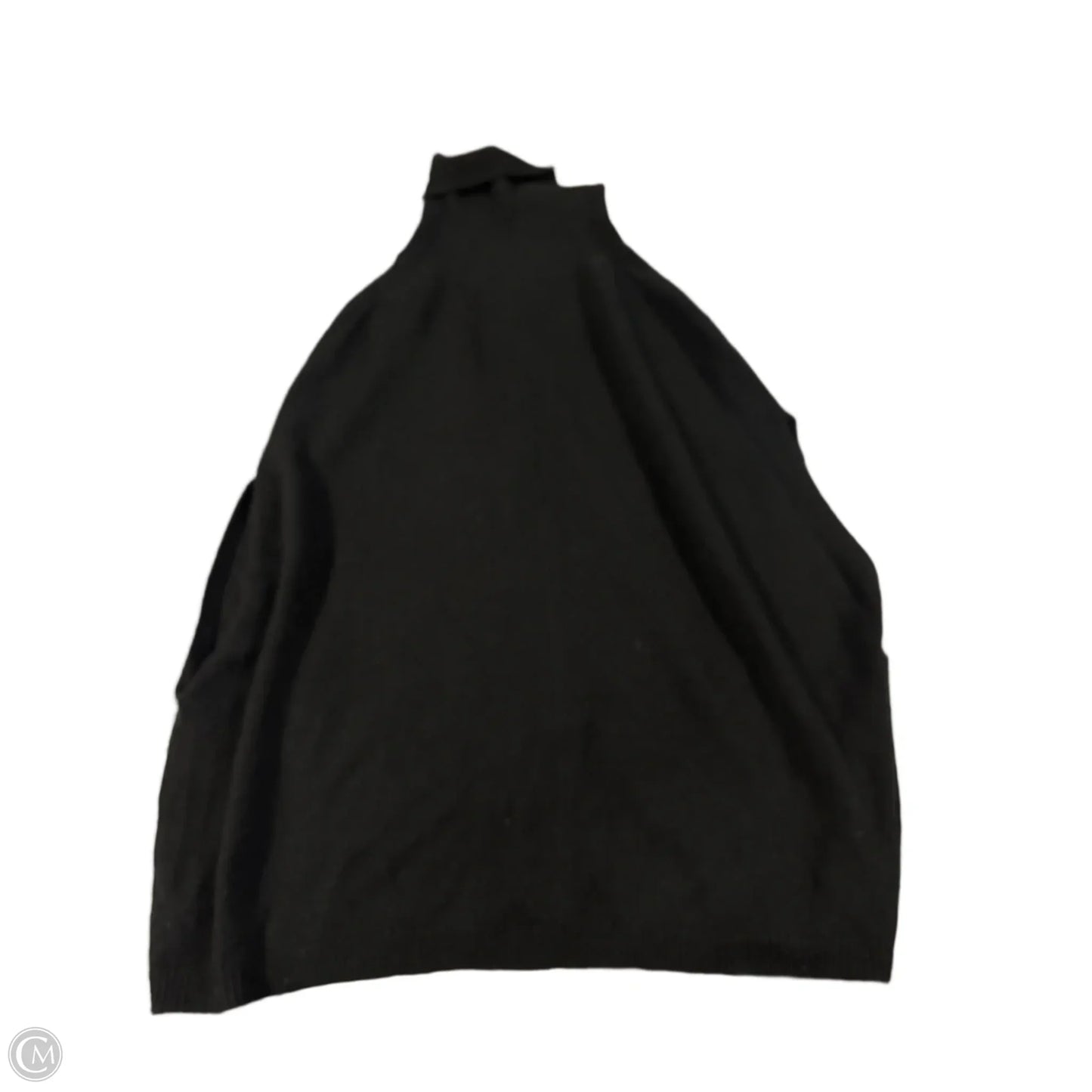 Sweater Short Sleeve By Halogen In Black, Size: Osfm