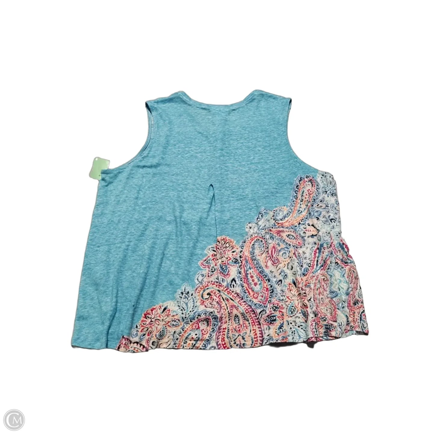 Tank Top By Cme In Blue, Size: L
