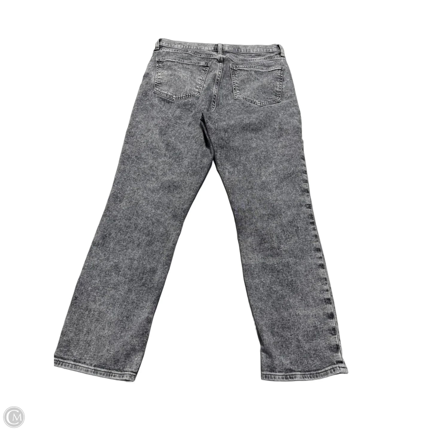Jeans Straight By Gap In Grey, Size: 12