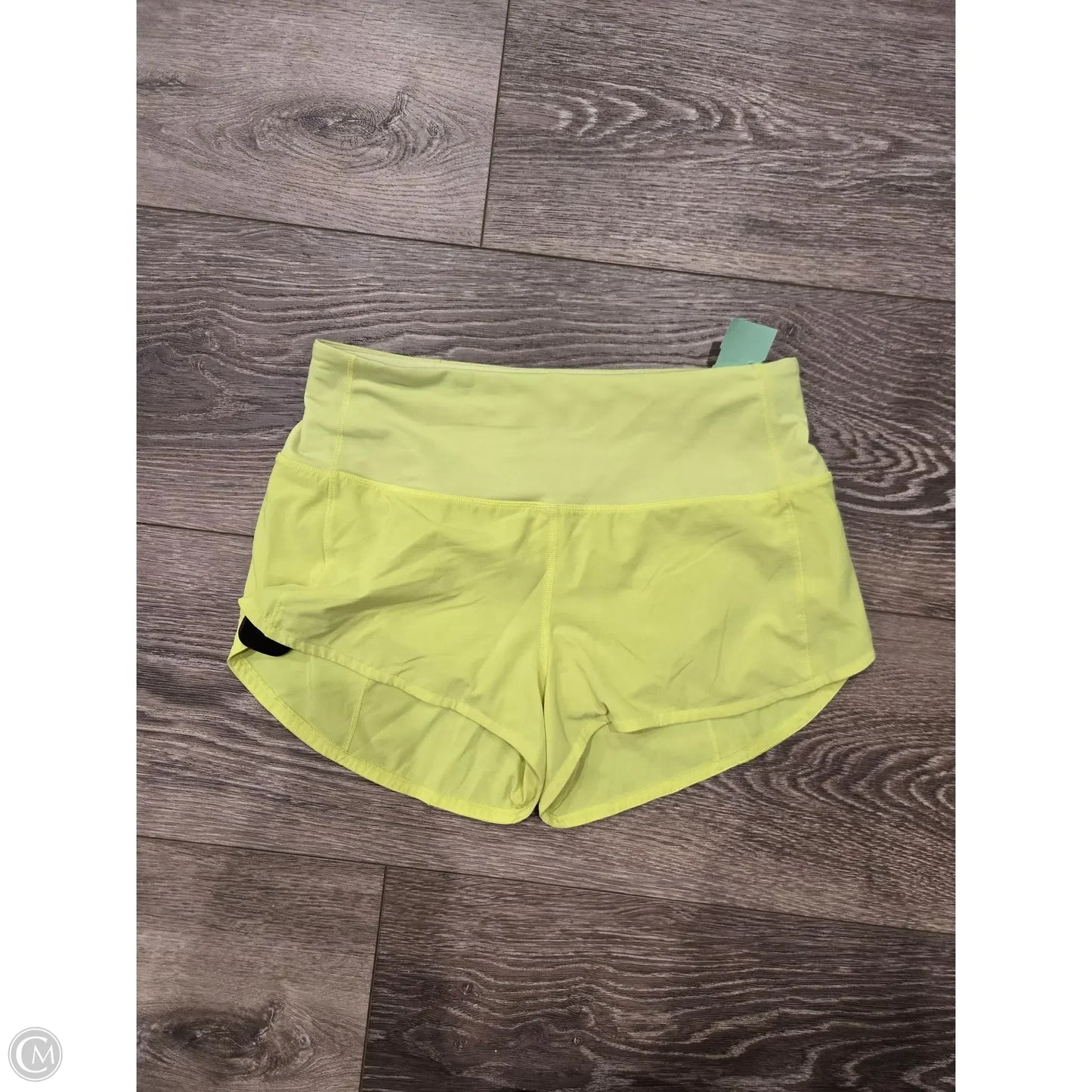 Athletic Shorts By Lululemon In Yellow, Size: 6