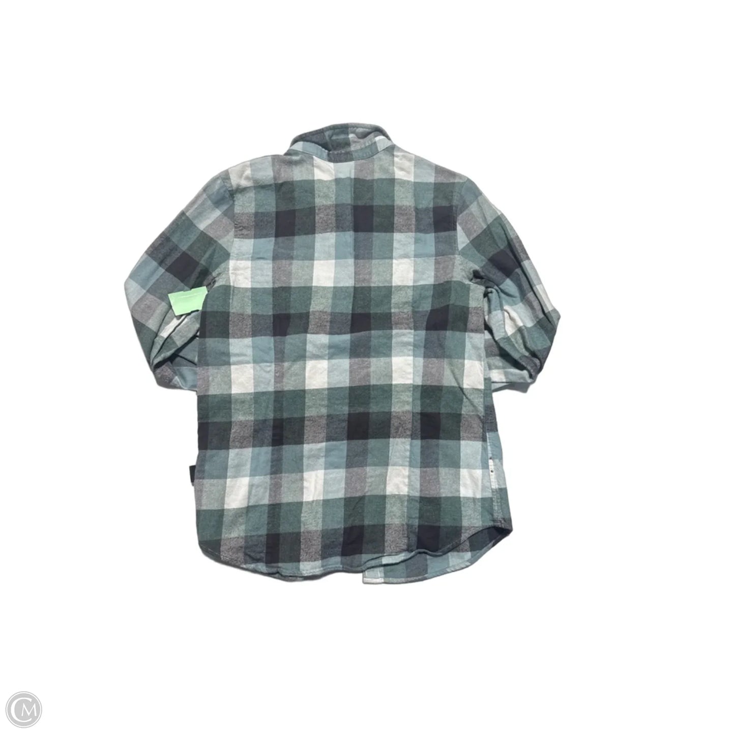 Top Long Sleeve By Patagonia In Plaid Pattern, Size: S