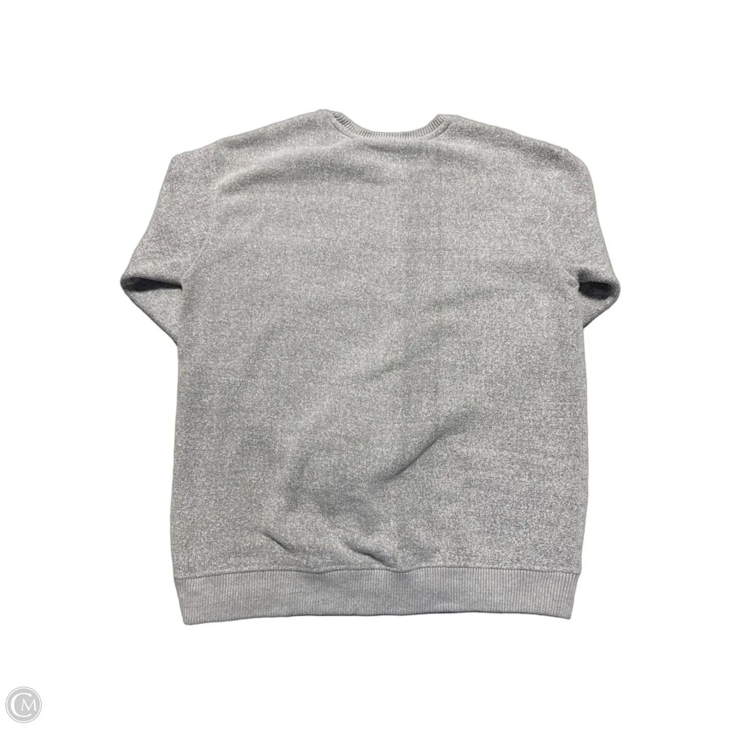 Top Long Sleeve By Cmc In Grey, Size: L