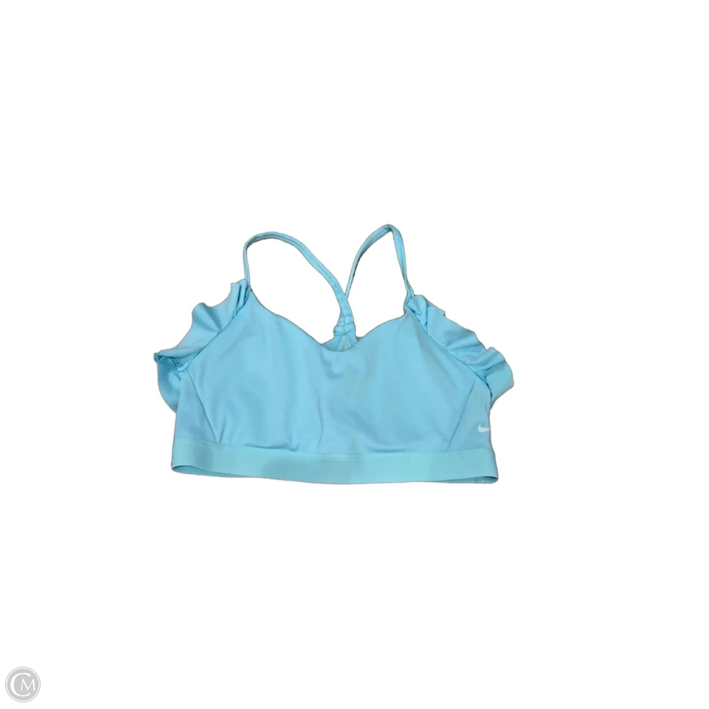 Athletic Bra By Nike In Teal, Size: L