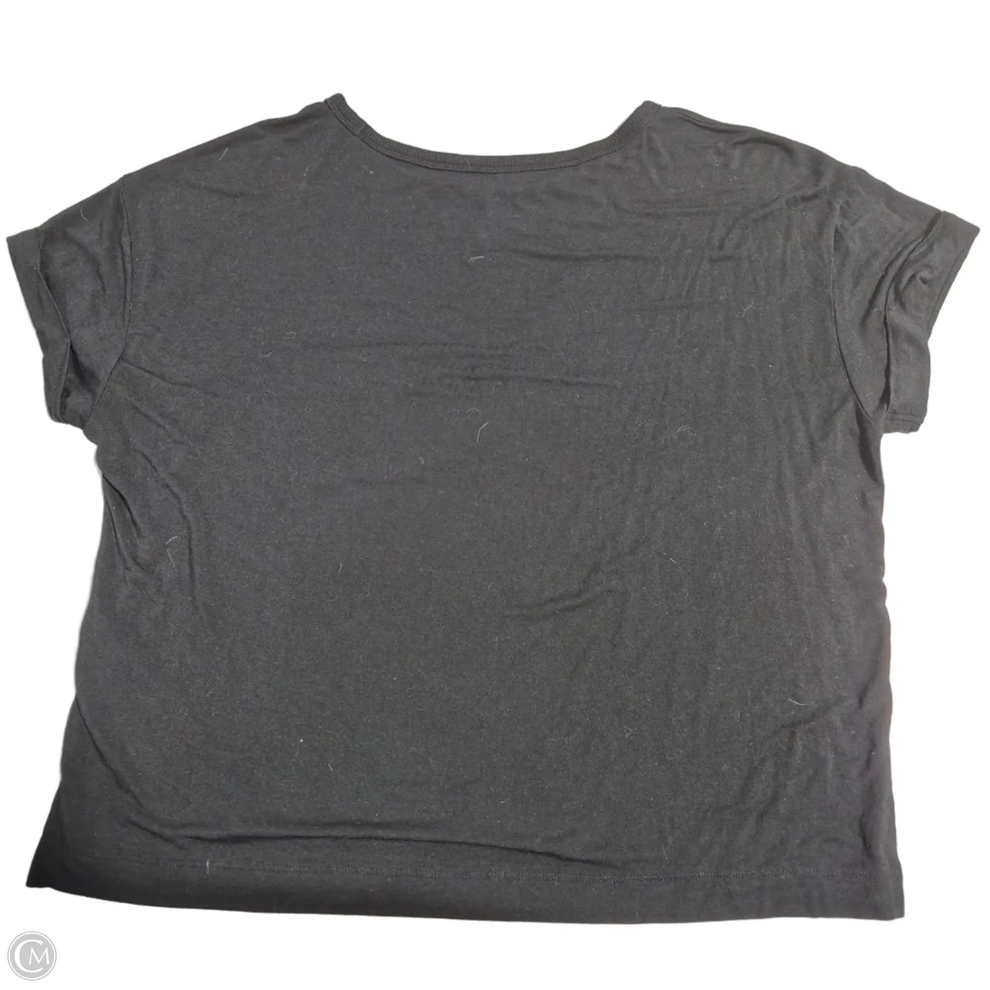 Top Short Sleeve Basic By American Eagle In Black, Size: M
