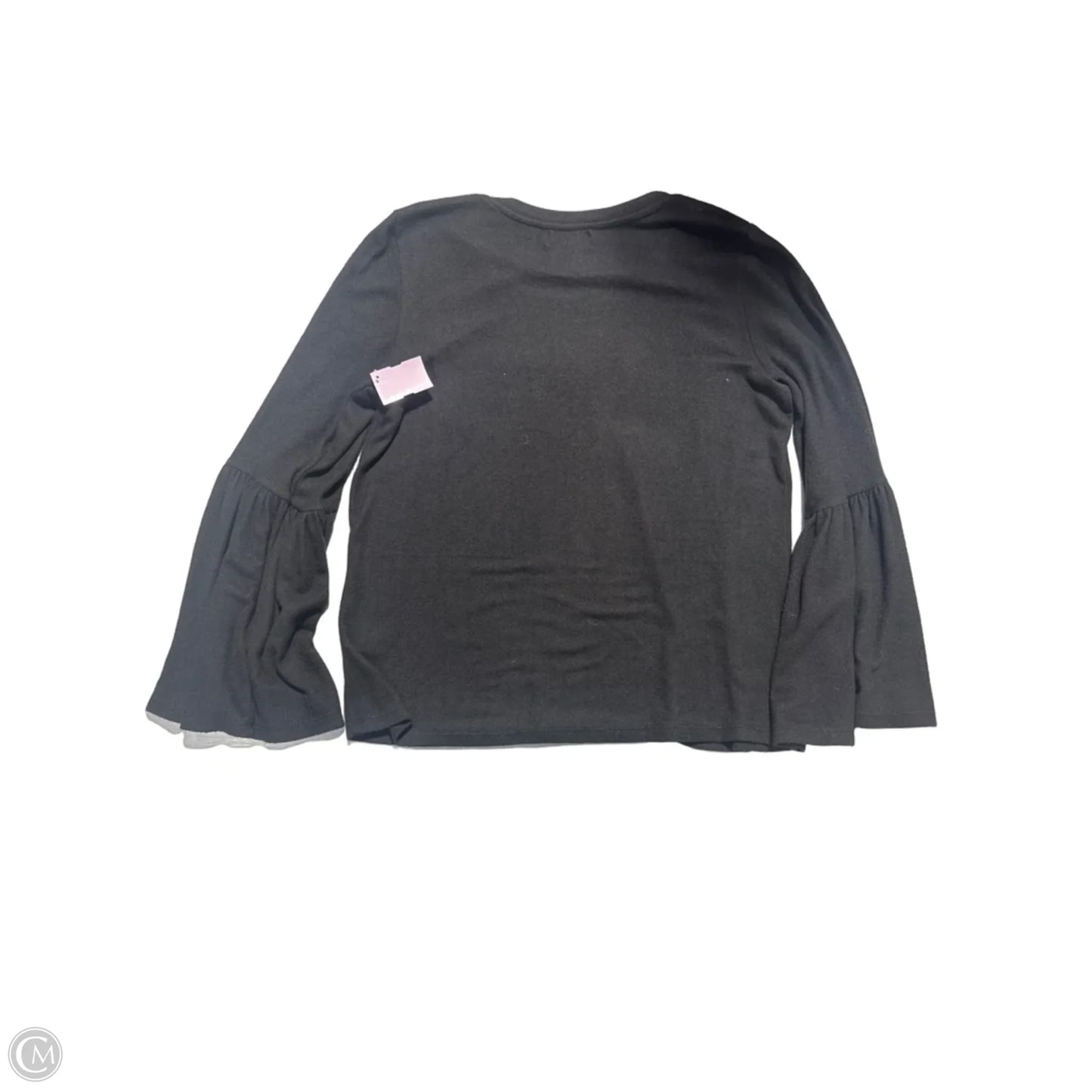 Top Long Sleeve By Liz Claiborne In Black, Size: M