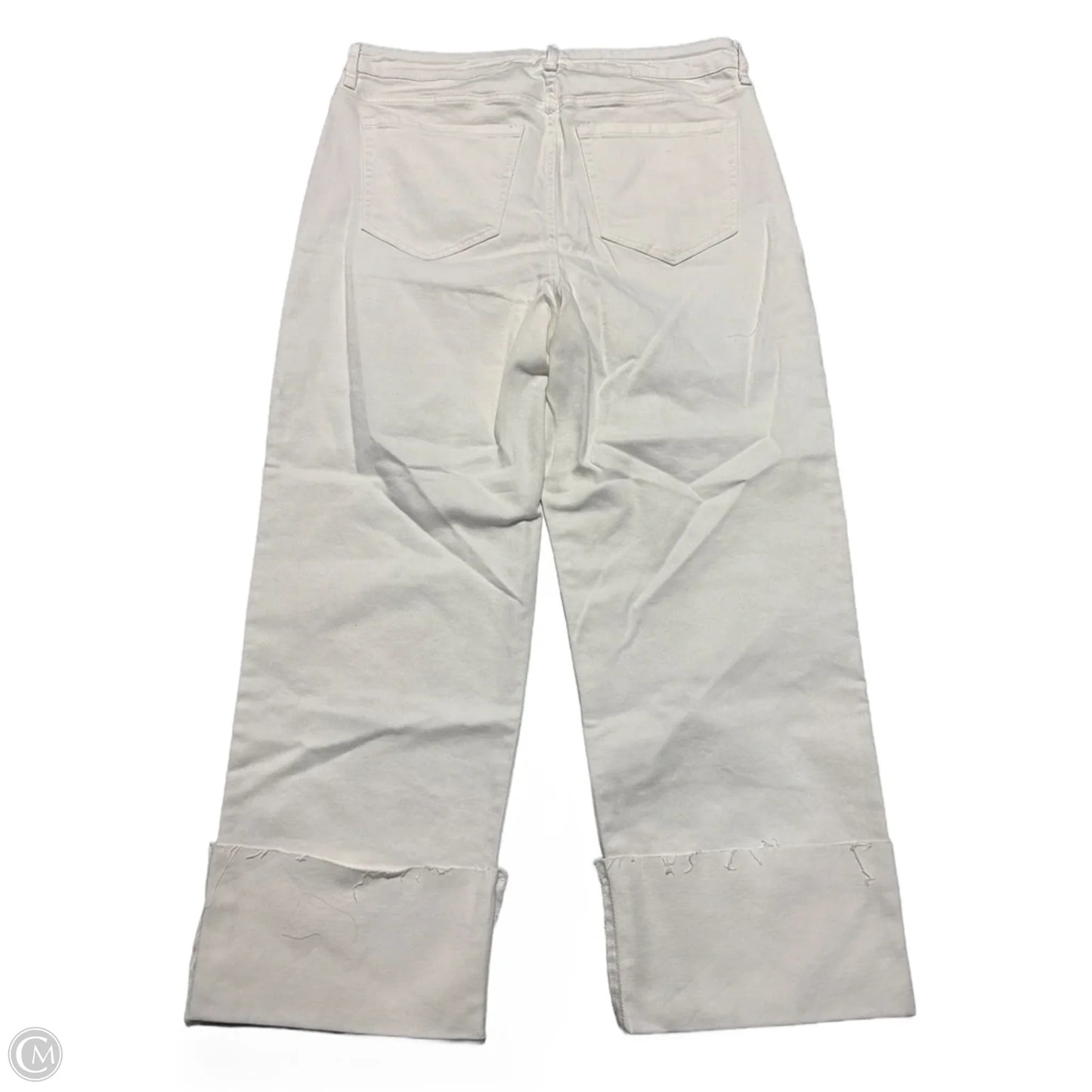 Jeans Straight By Ava & Viv In White, Size: 16