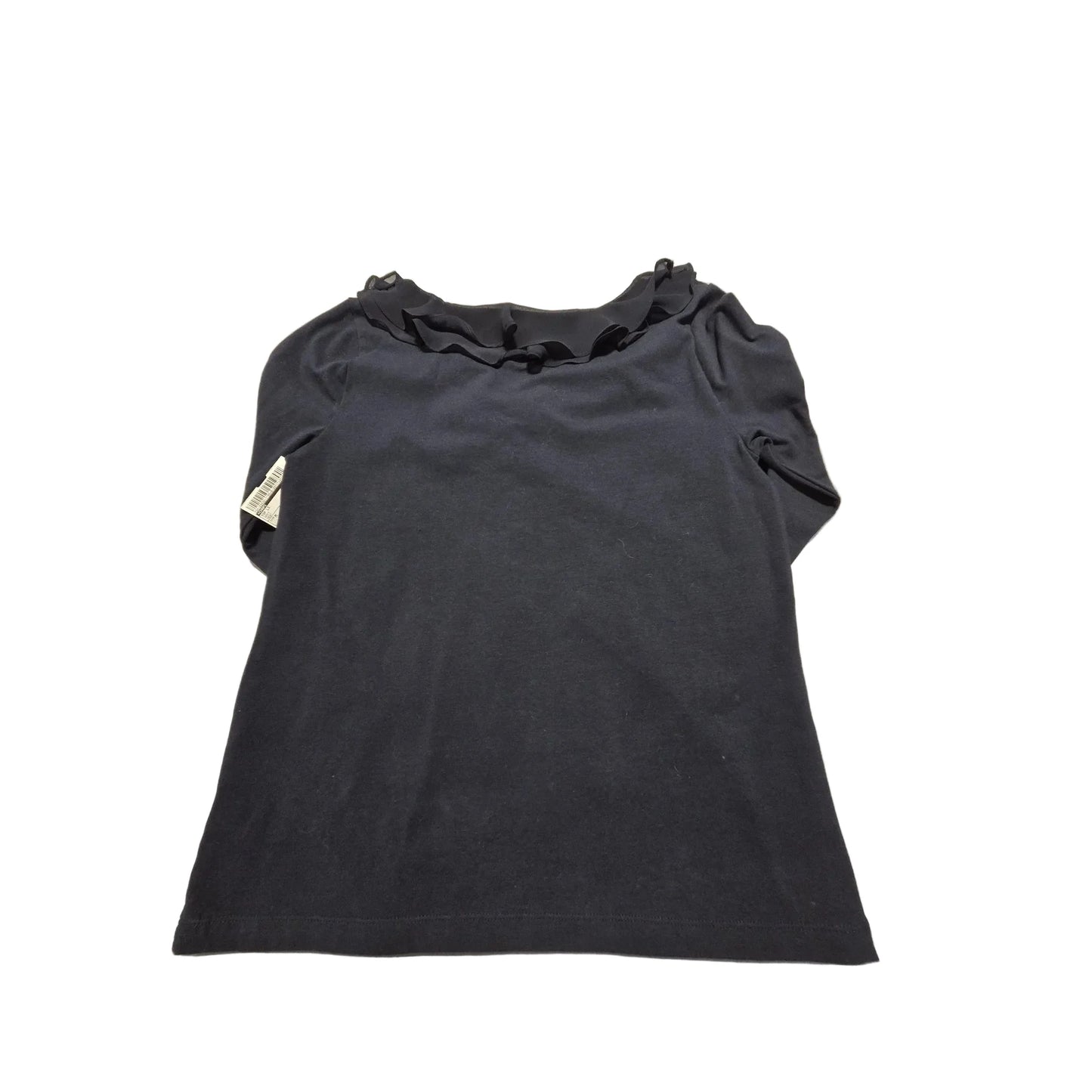 Top Long Sleeve By Chaps In Navy, Size: M