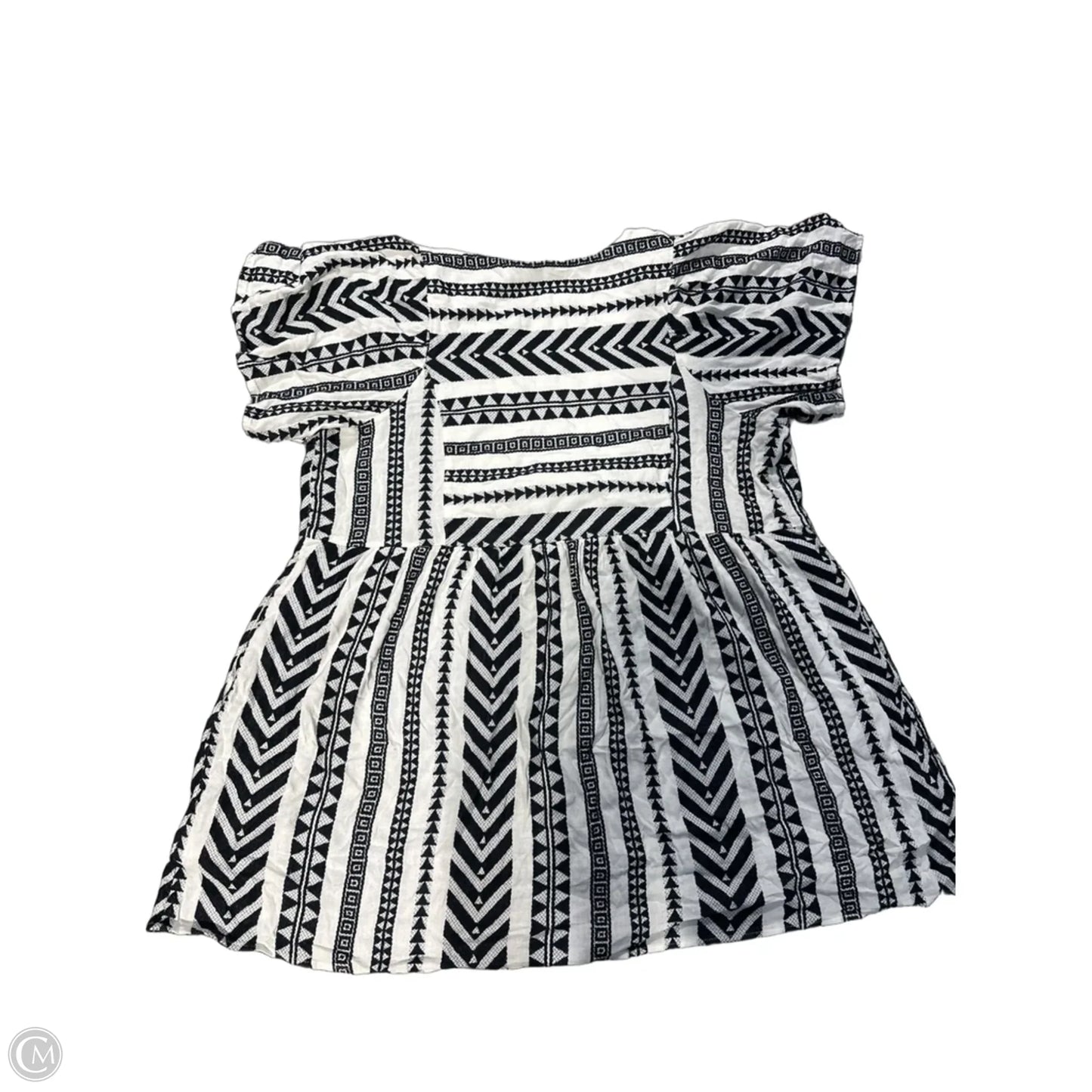 Dress Casual Midi By Old Navy In Black & White, Size: 2x