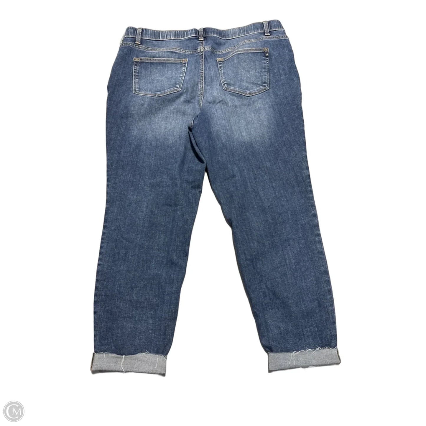 Jeans Straight By Maurices In Blue Denim, Size: 16
