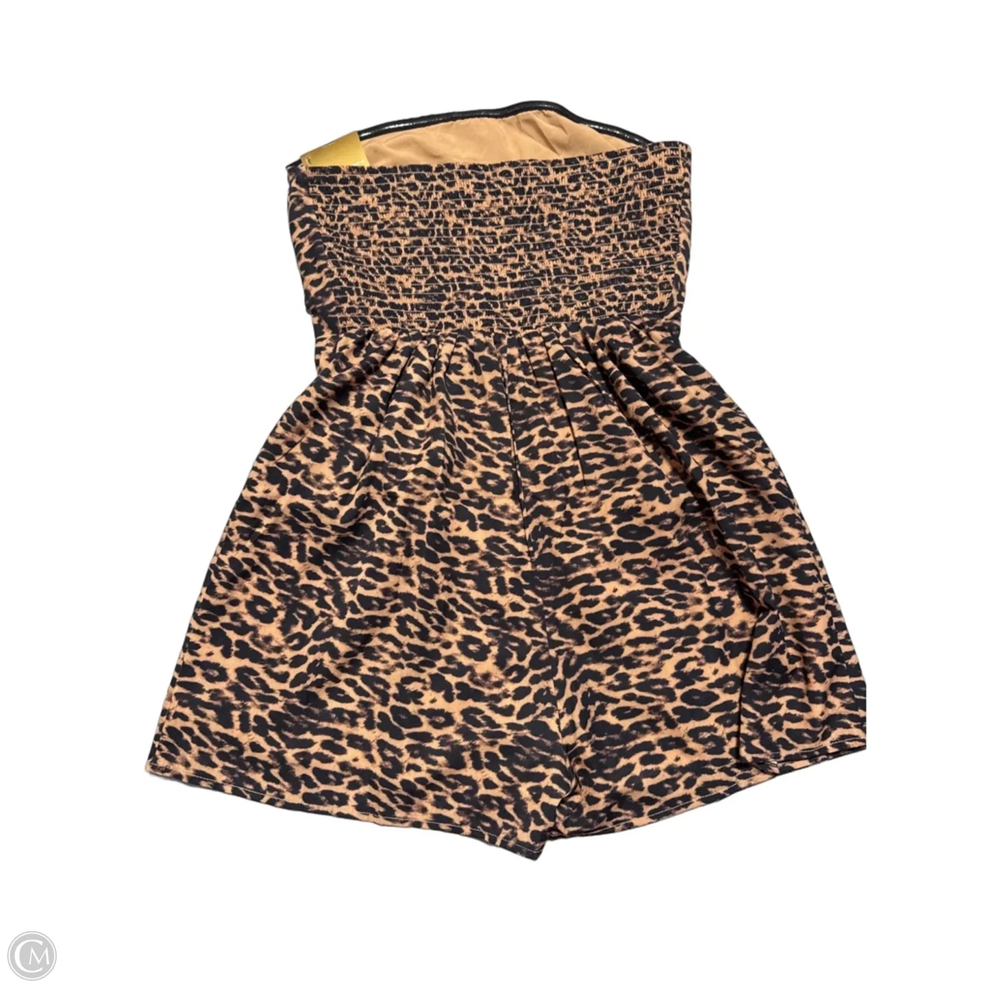 Dress Casual Short By Pink Lily In Leopard Print, Size: M