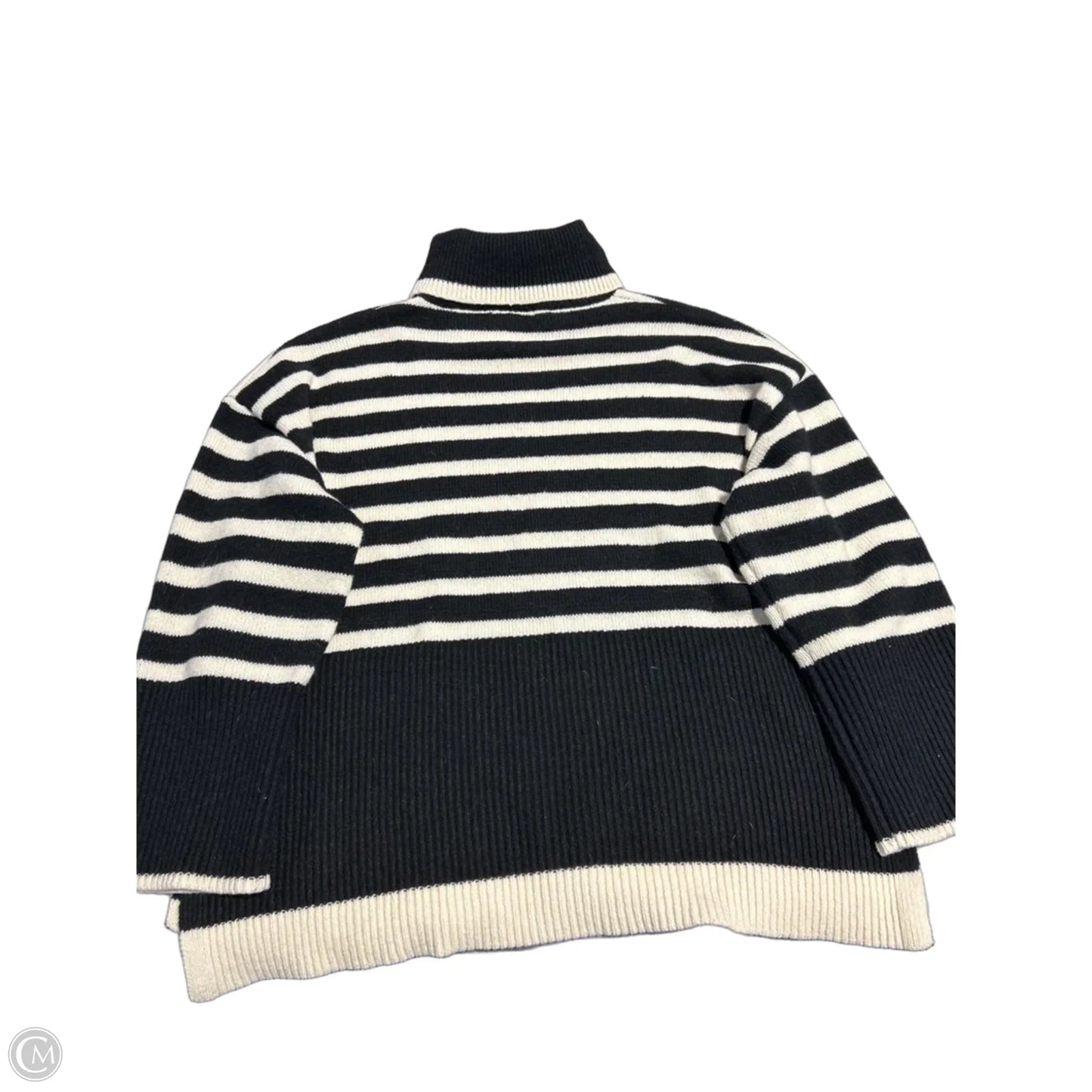 Sweater By Cme In Black & White, Size: M