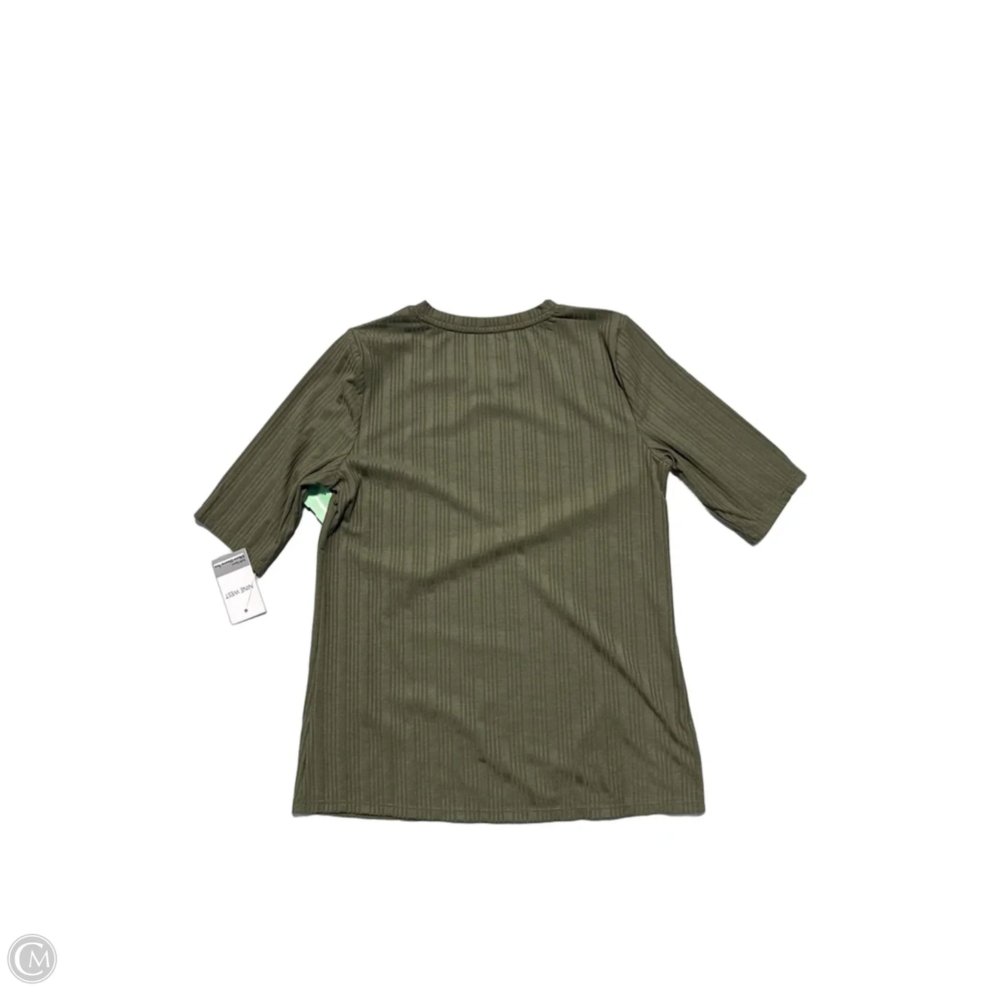 Top Short Sleeve By Nine West In Green, Size: S