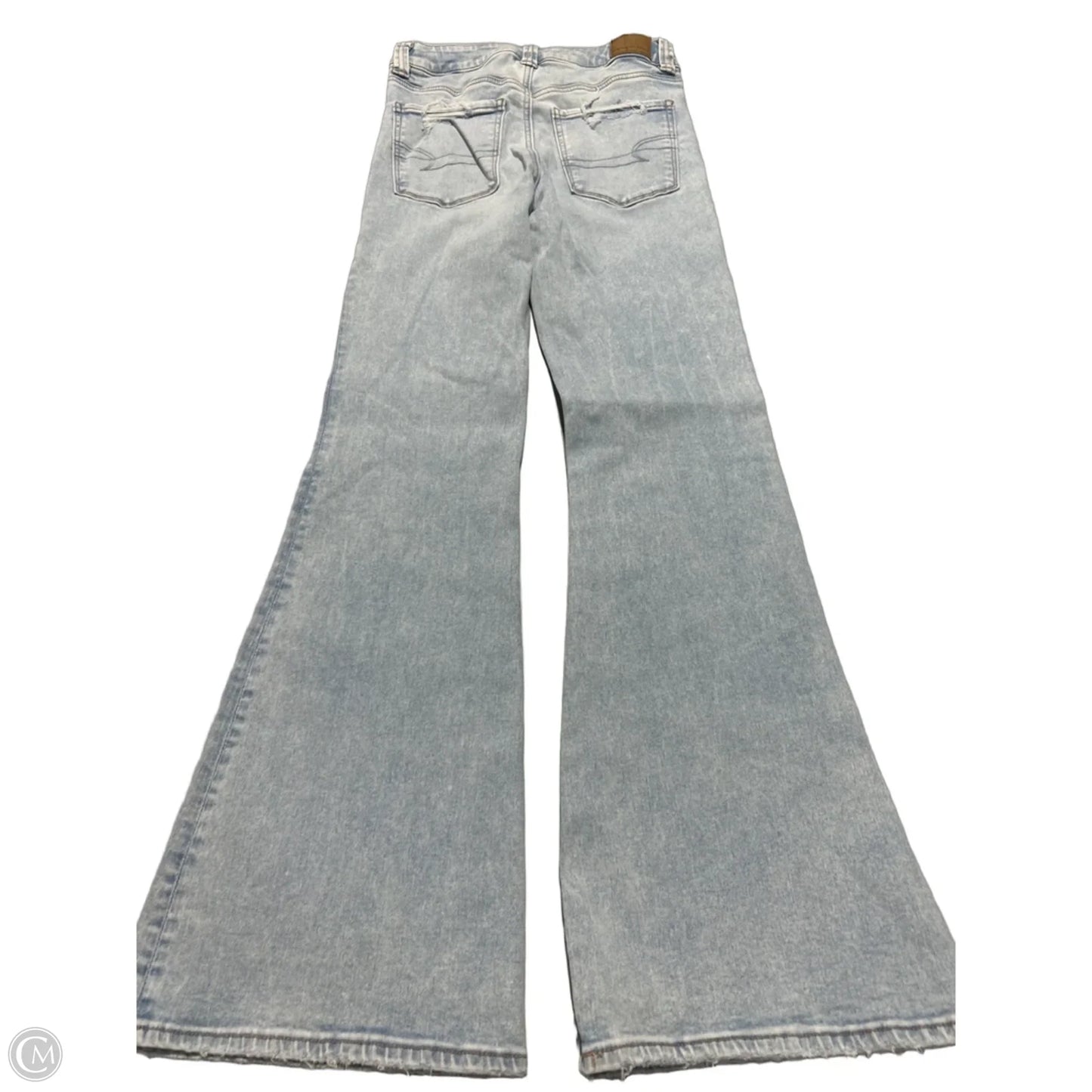 Jeans Boot Cut By American Eagle In Blue Denim, Size: 6