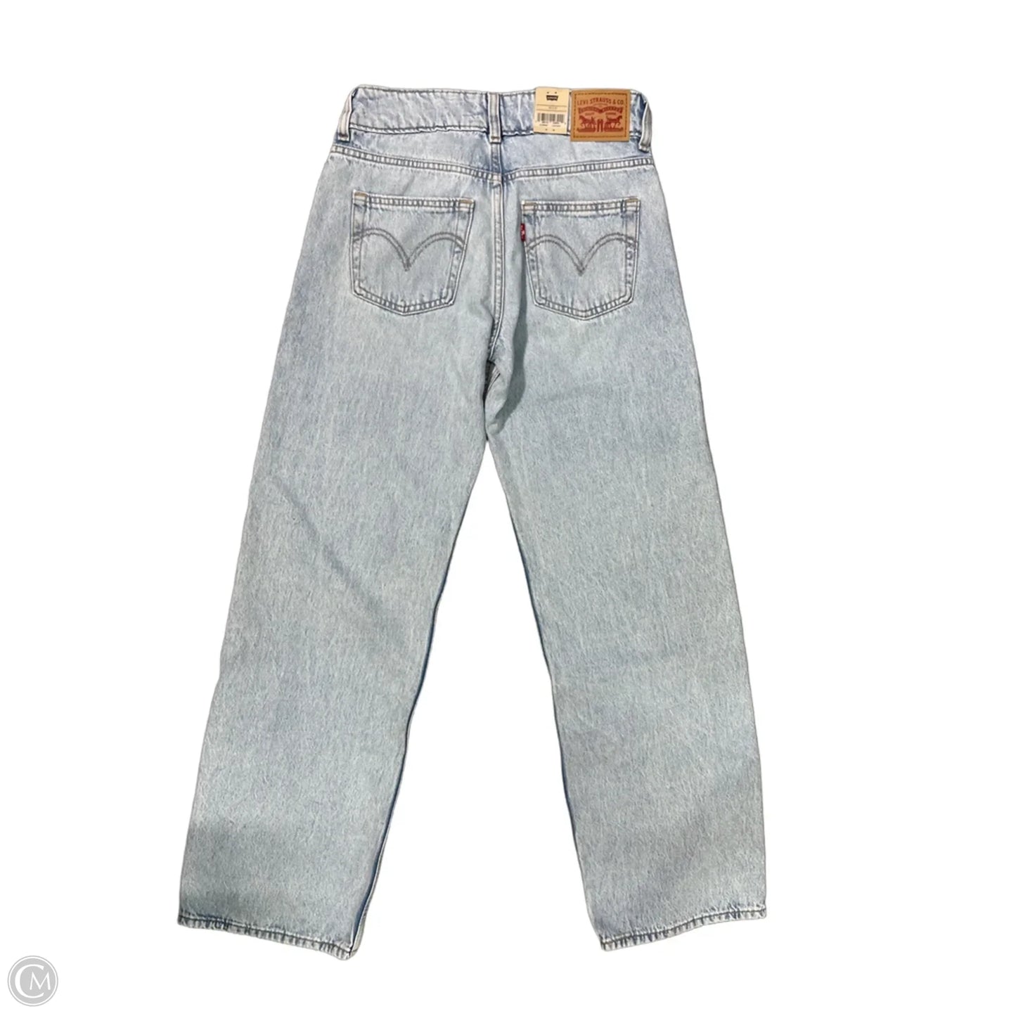 Jeans Wide Leg By Levis In Blue Denim, Size: 2