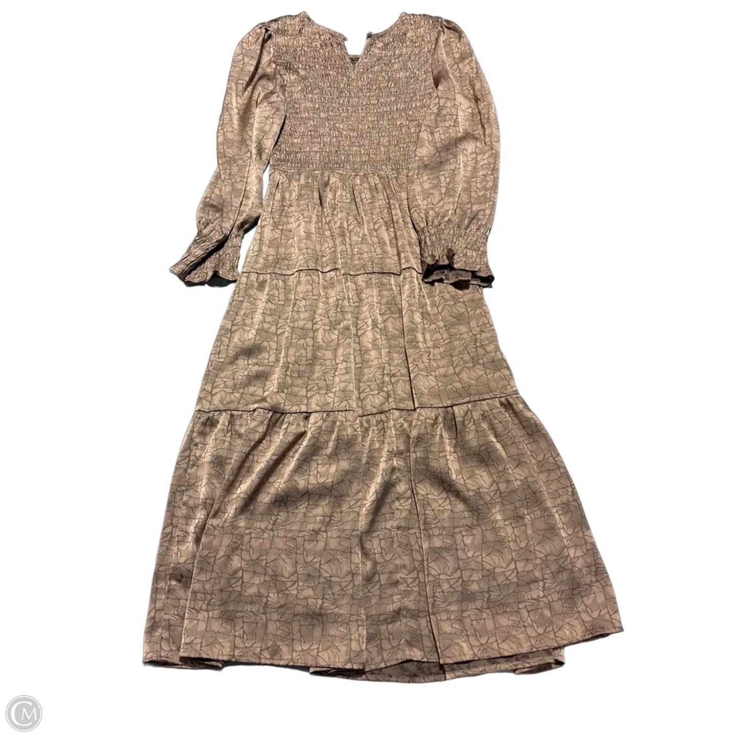 Dress Casual Maxi By Blu Pepper In Bronze, Size: S