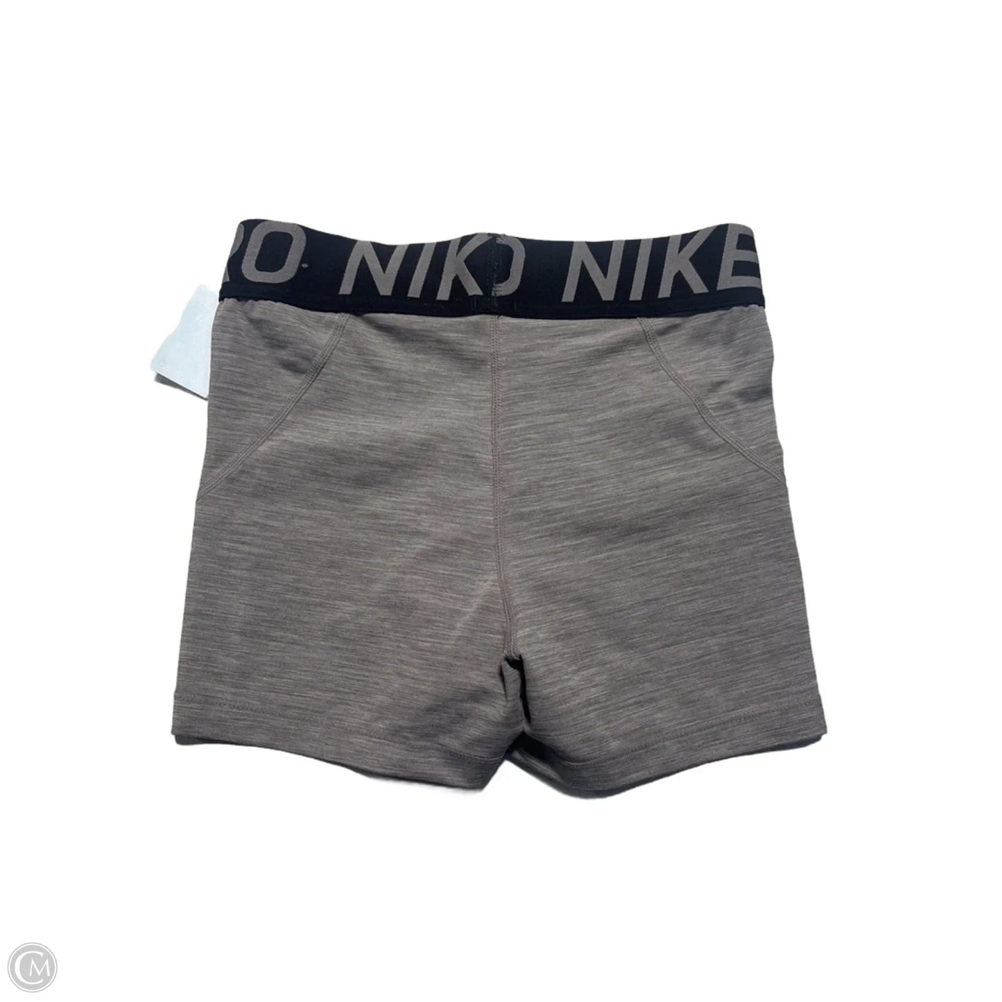 Athletic Shorts By Nike In Grey, Size: M