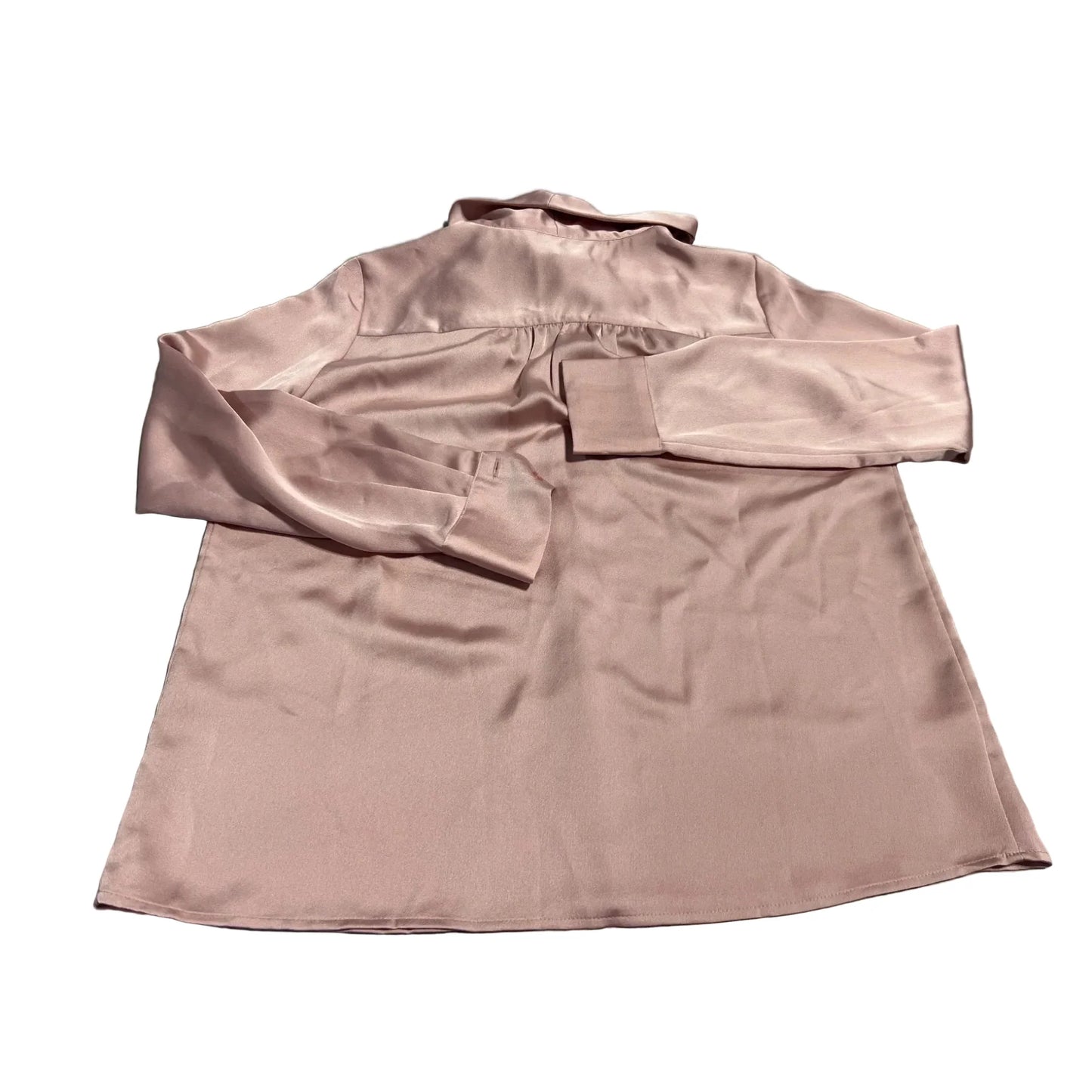 Top Long Sleeve By Ann Taylor In Pink, Size: S