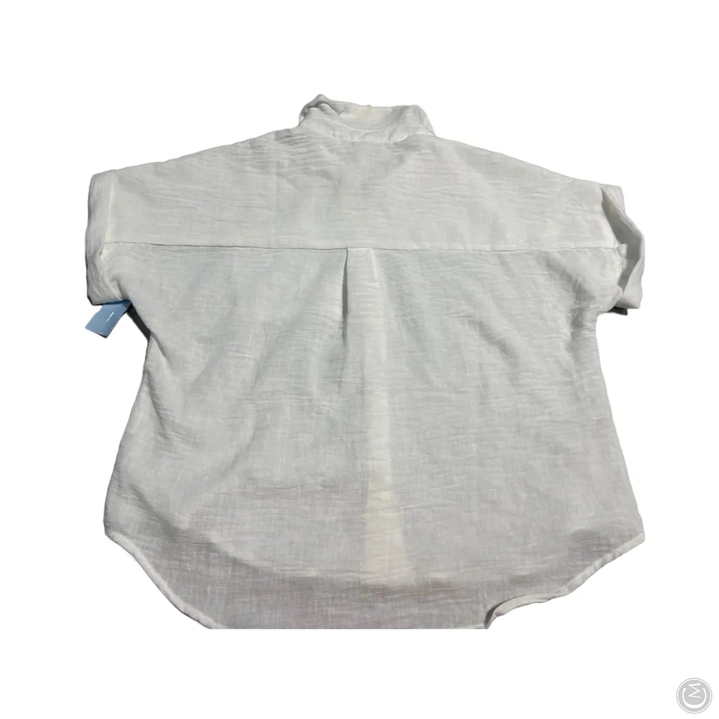 Top Short Sleeve By Monteau In White, Size: M