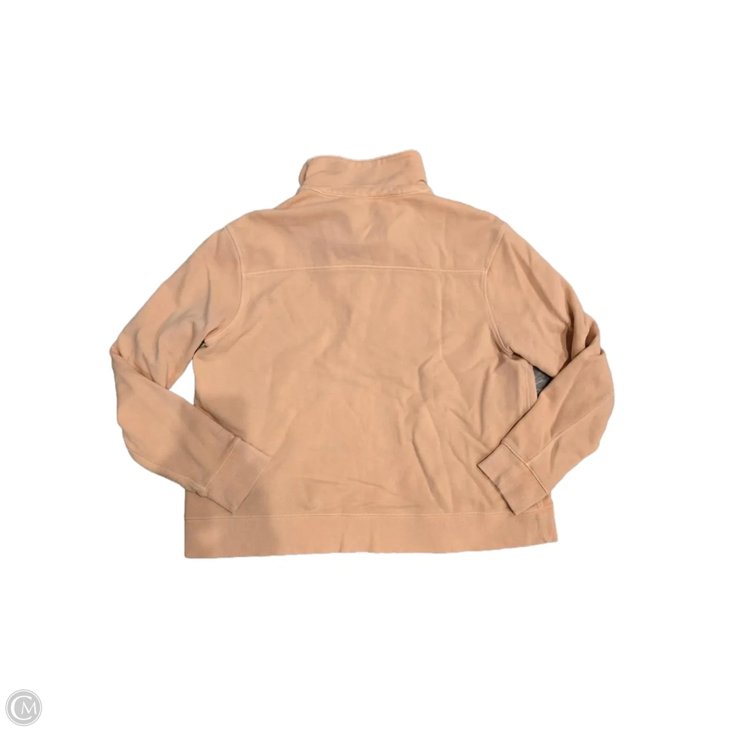 Sweatshirt Collar By Vineyard Vines In Orange, Size: L