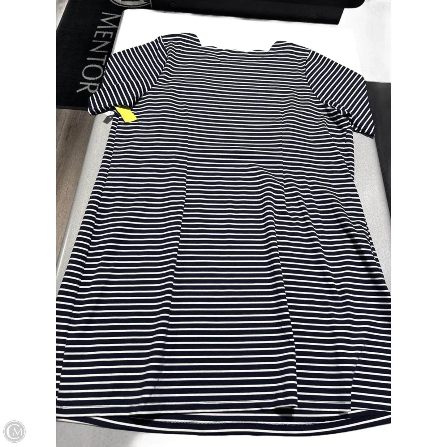 Dress Casual Midi By Croft And Barrow In Striped Pattern, Size: 2x