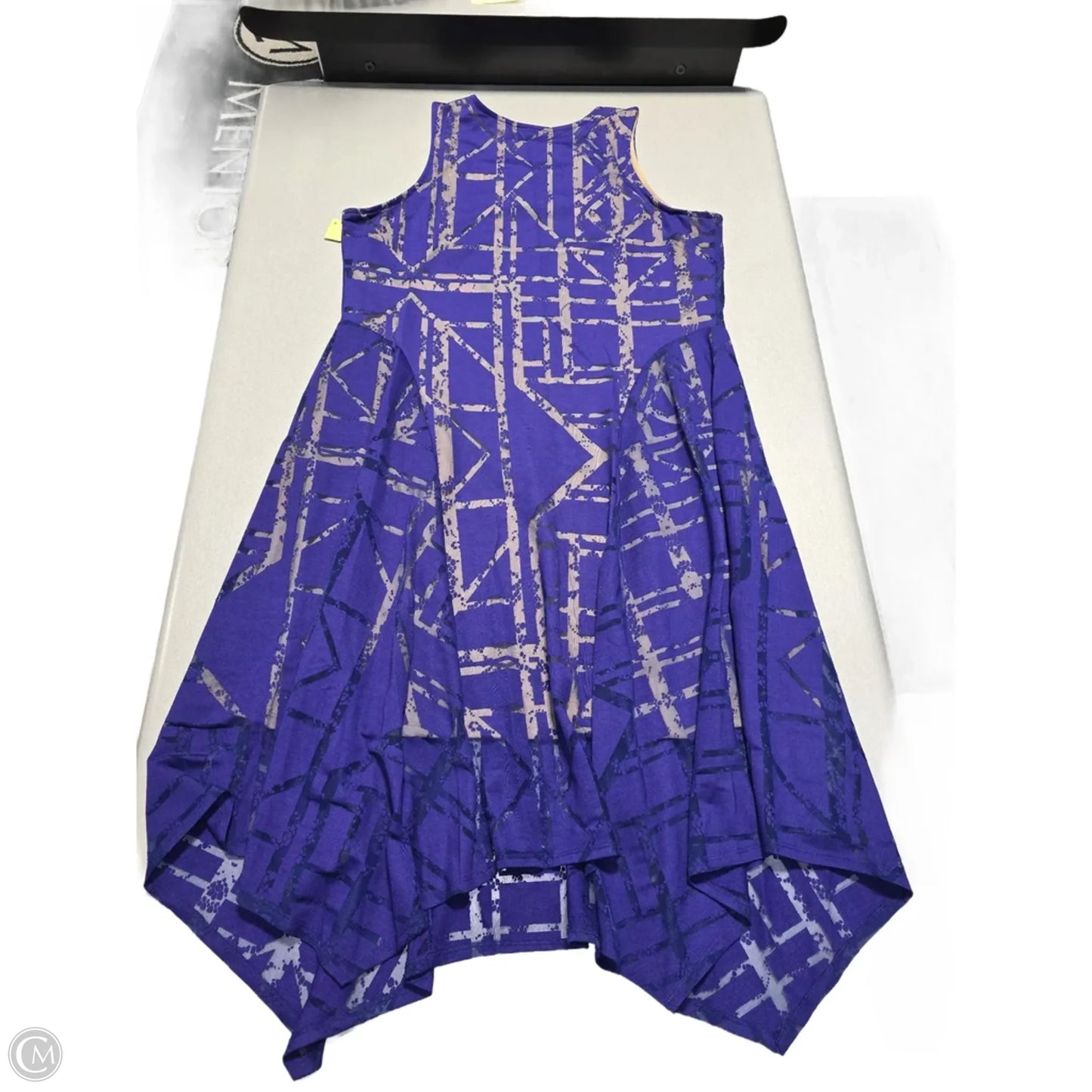 Dress Casual Midi By Apt 9 In Purple, Size: Xl