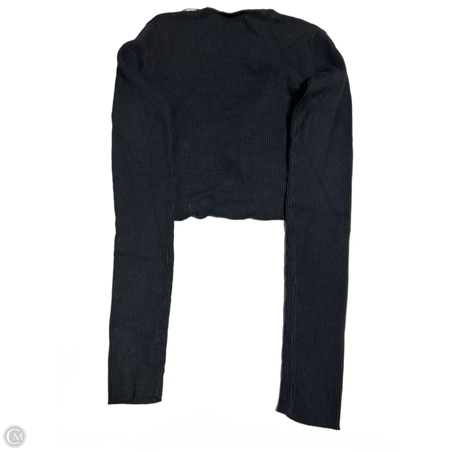 Top Long Sleeve By Mng In Black, Size: M