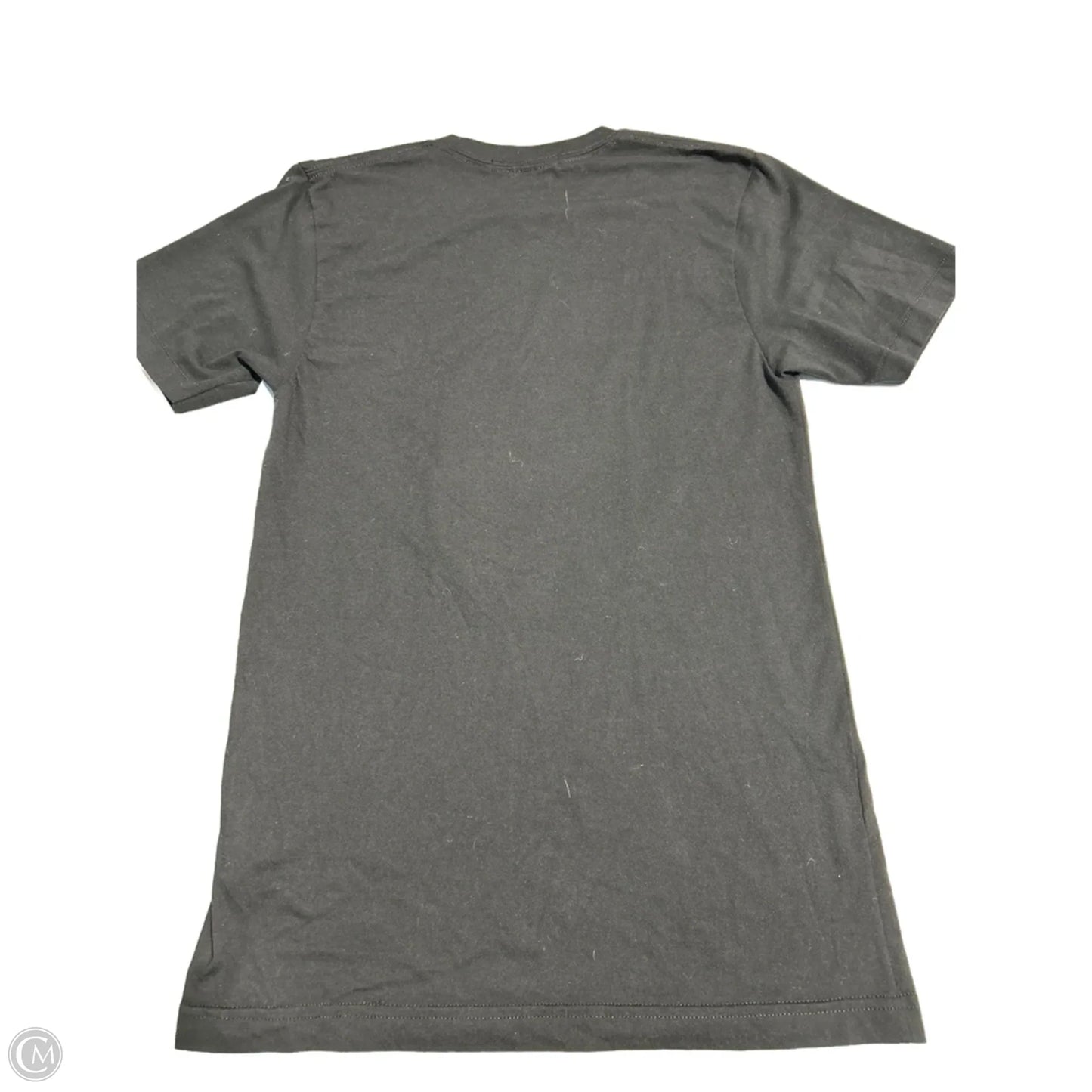 Top Short Sleeve By Cme In Black, Size: M