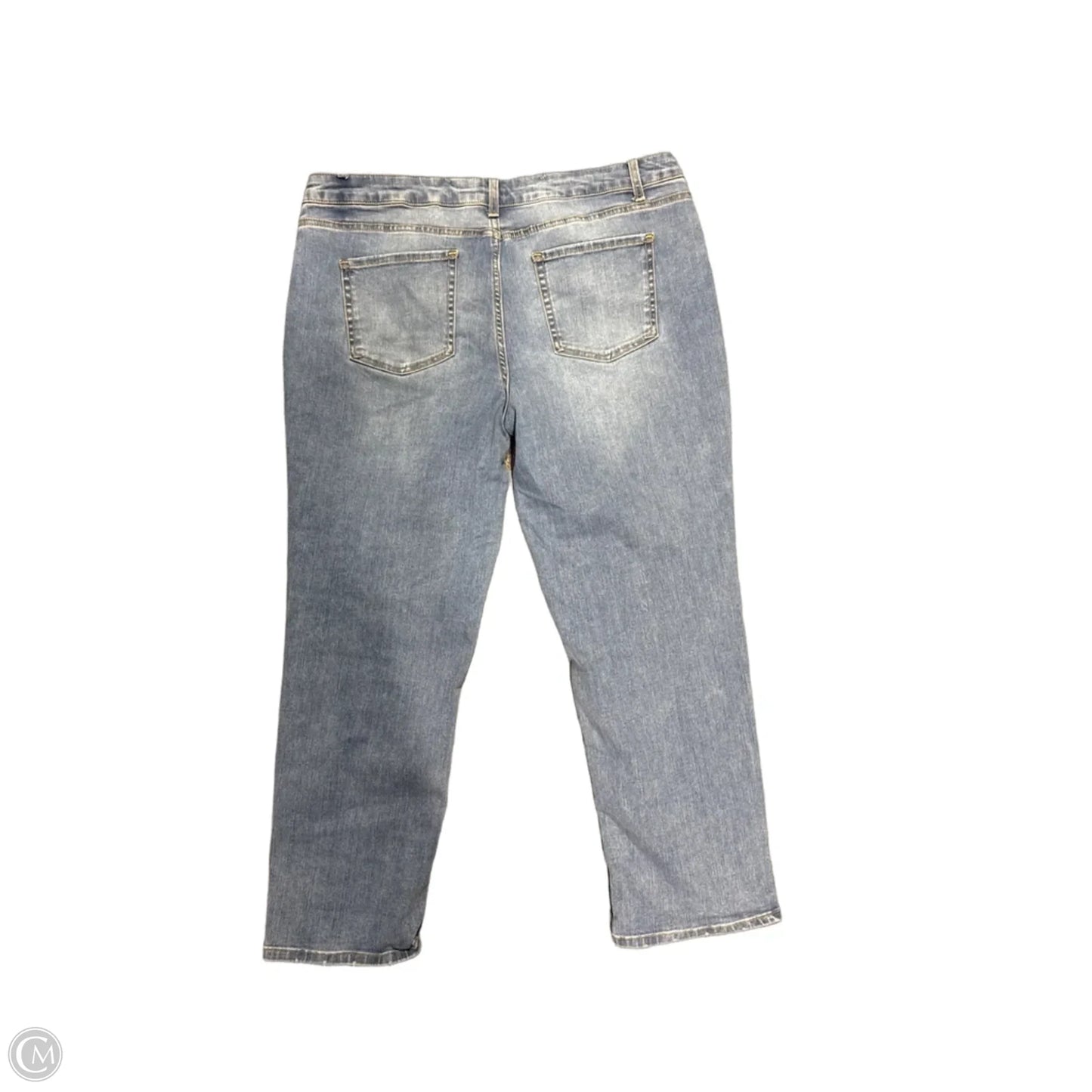 Jeans Straight By Time And Tru In Blue, Size: 20