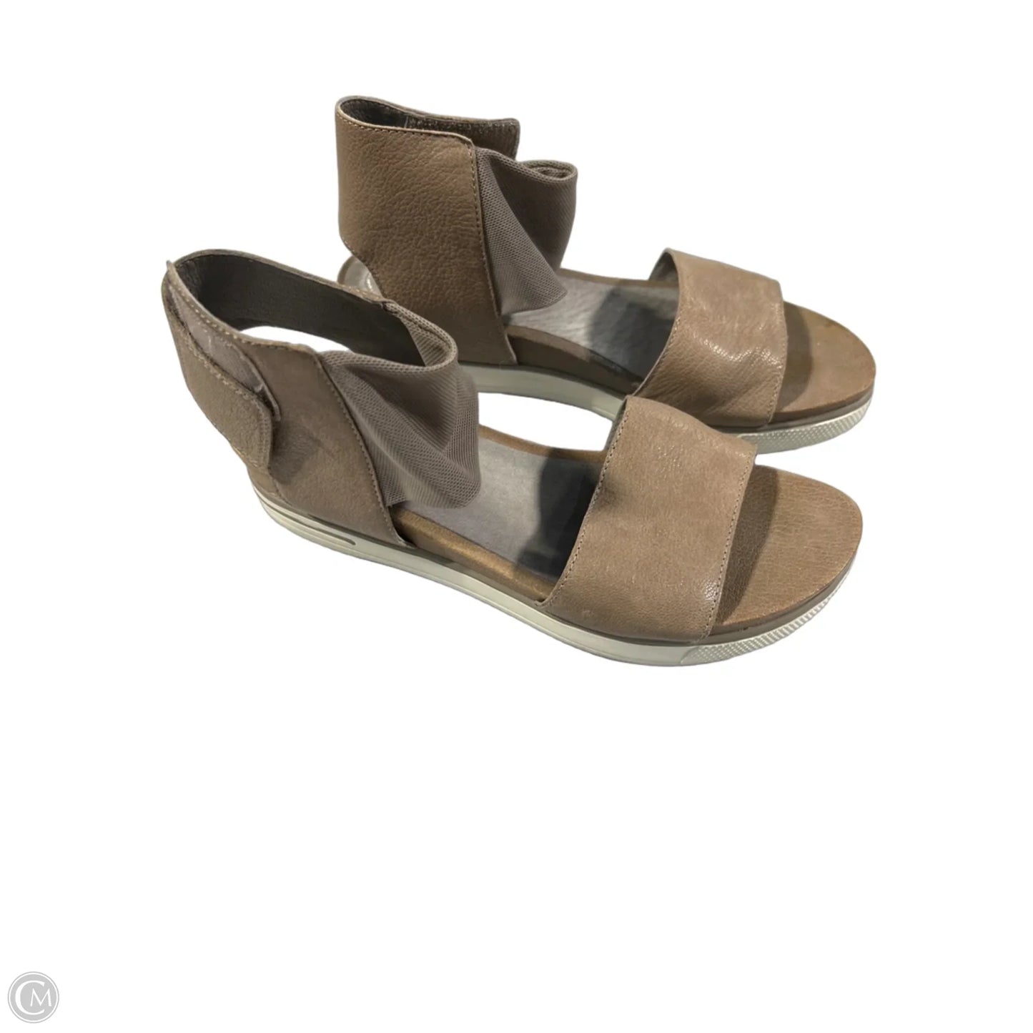 Sandals Heels Block By Eileen Fisher In Brown, Size: 6.5