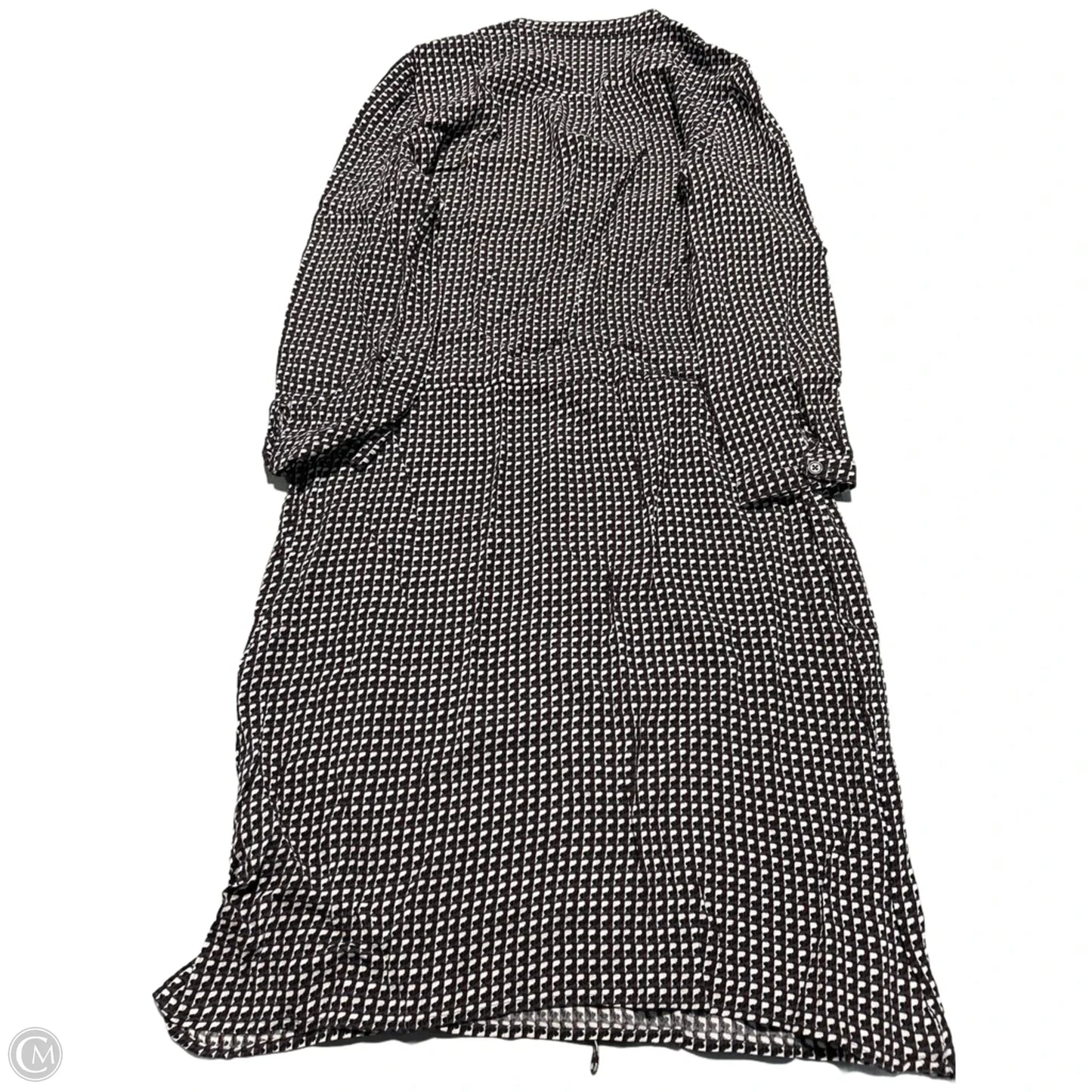 Dress Casual Midi By Johnston & Murphy In Geometric Pattern, Size: M