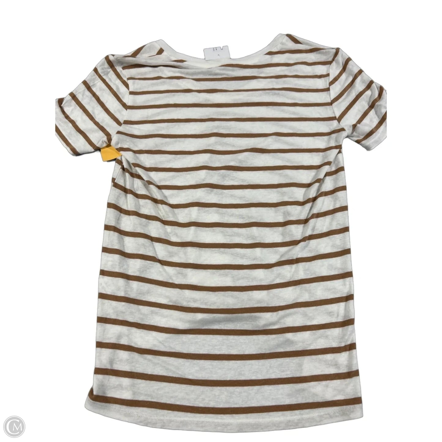 Top Short Sleeve By Be Cool In Striped Pattern, Size: S