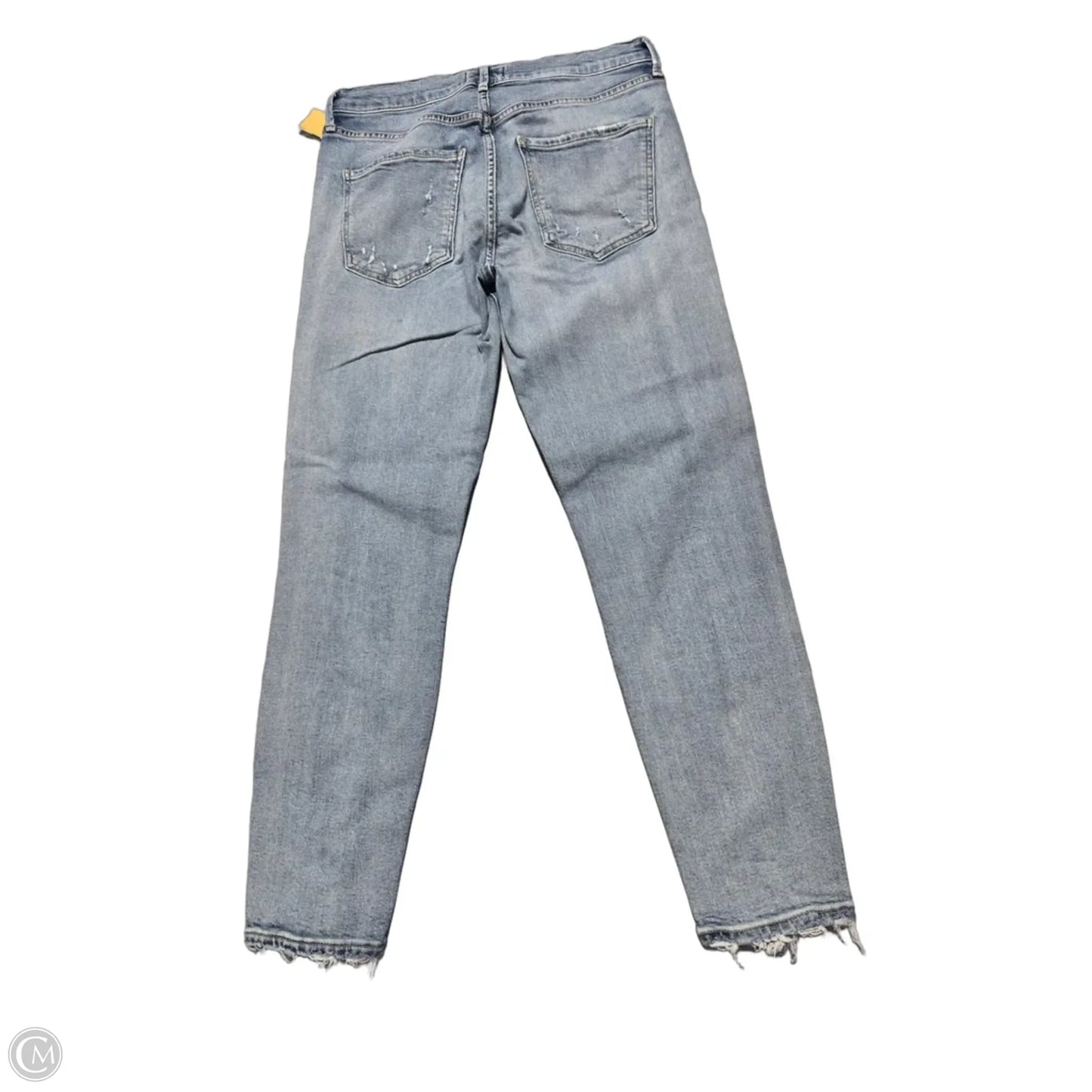 Jeans Straight By Agolde In Blue Denim, Size: 6