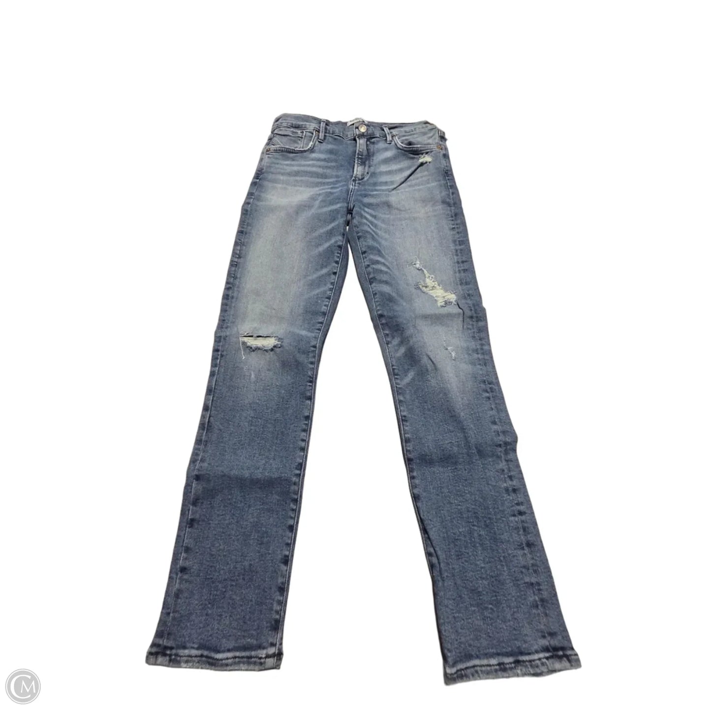 Jeans Skinny By Agolde In Blue Denim, Size: 6