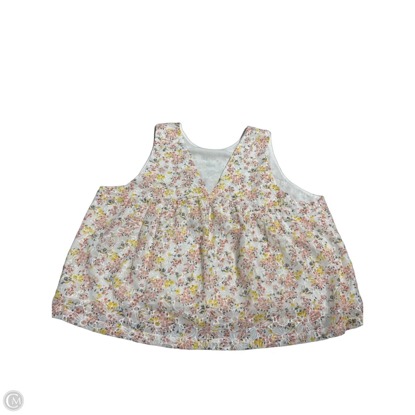 Tank Top By Loft In Floral Print, Size: Xl